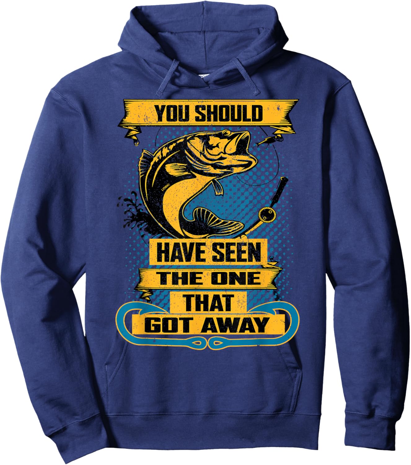 Fun Fishing Shirt You Should Have Seen the One that Got Away Hoodie - Hoodie | Navy