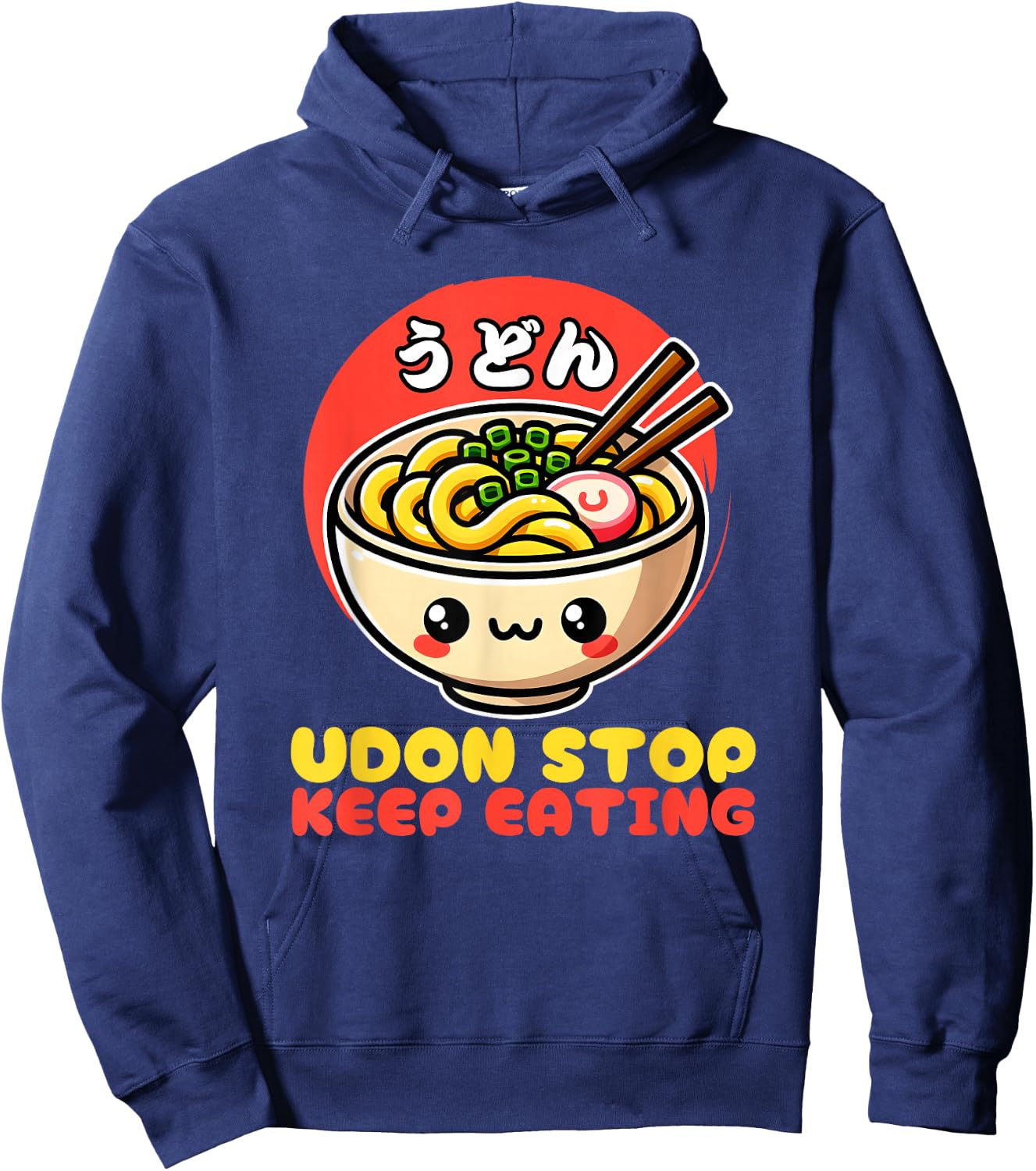 Udon Stop Japanese Foodie Tokyo Anime Noodles Hoodie - Hoodie | Navy