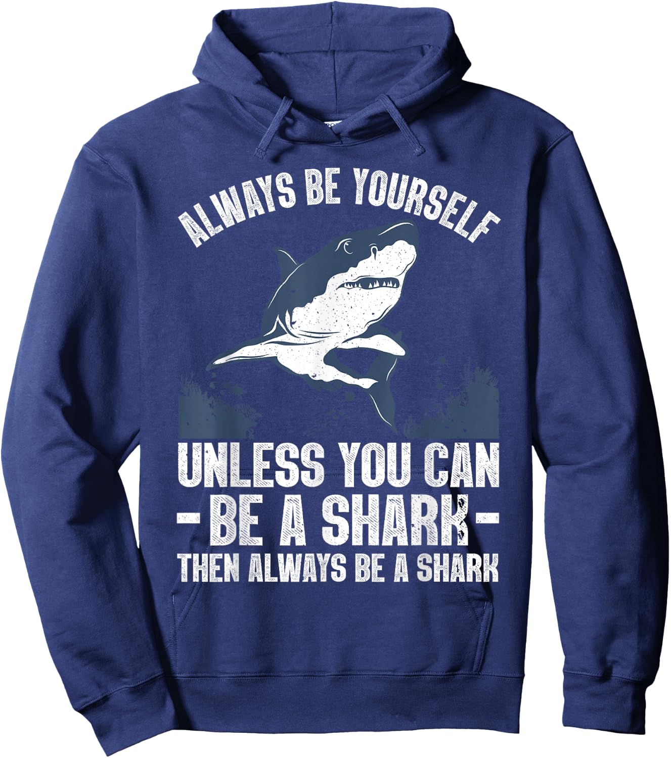 Cool Shark Art Women Megalodon Sharks Biology Ocean Hoodie - Hoodie | Navy