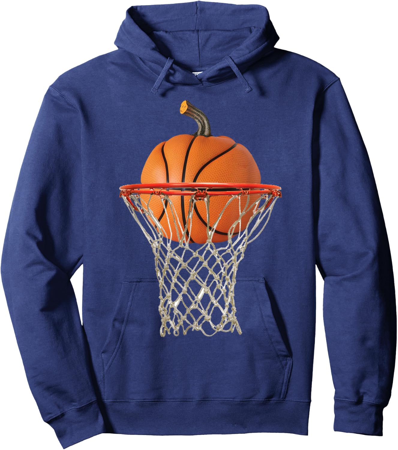 Funny Basketball Design For Halloween Costume Men Boys Hoodie - Hoodie | Navy