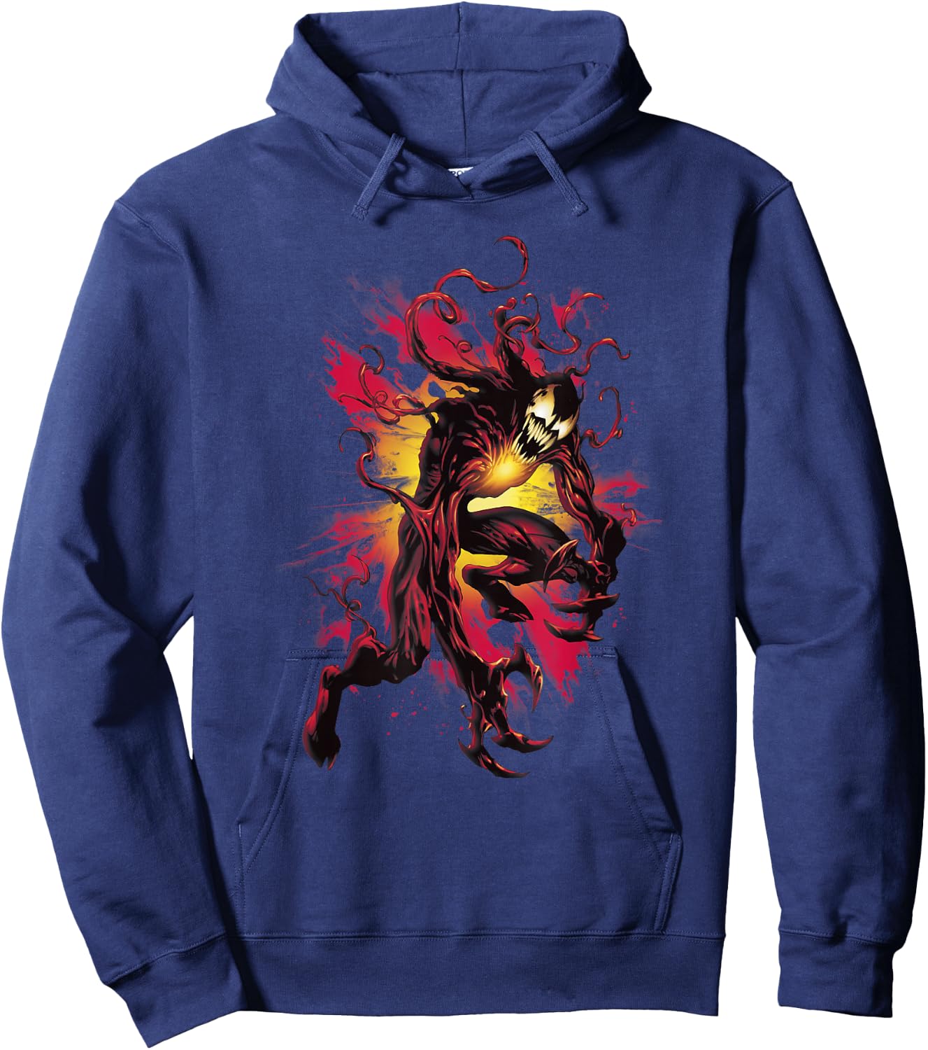 Marvel Comics Carnage Cletus Kasady Exploding Villain Hoodie - Hoodie | Navy