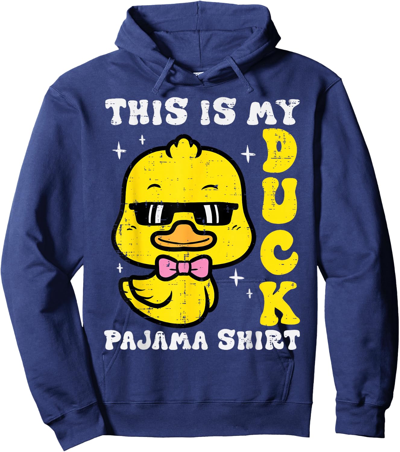 This Is My Duck Pajama Shirt Cute Women Girls Boys Kids Men Hoodie - Hoodie | Navy