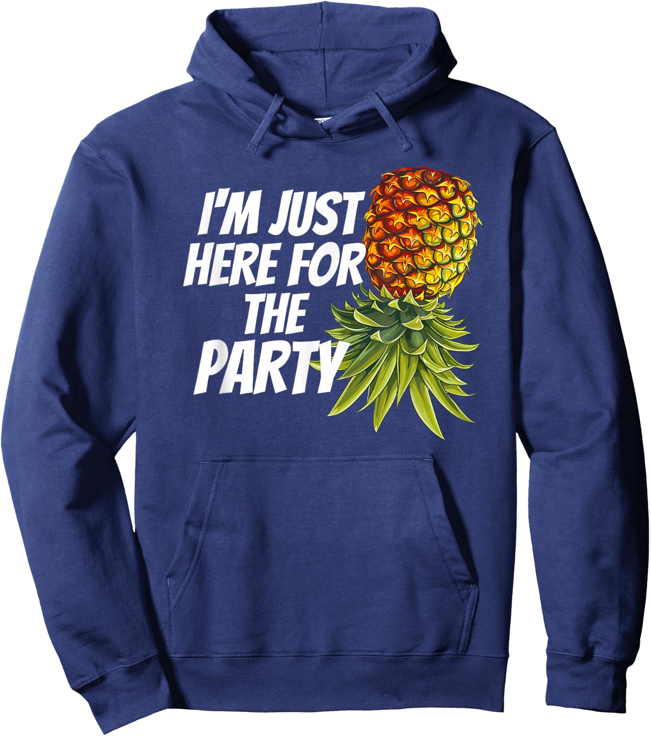 Swinger Pineapple Party Funny Bachelor Embarrassing Airport Hoodie - Hoodie | Navy