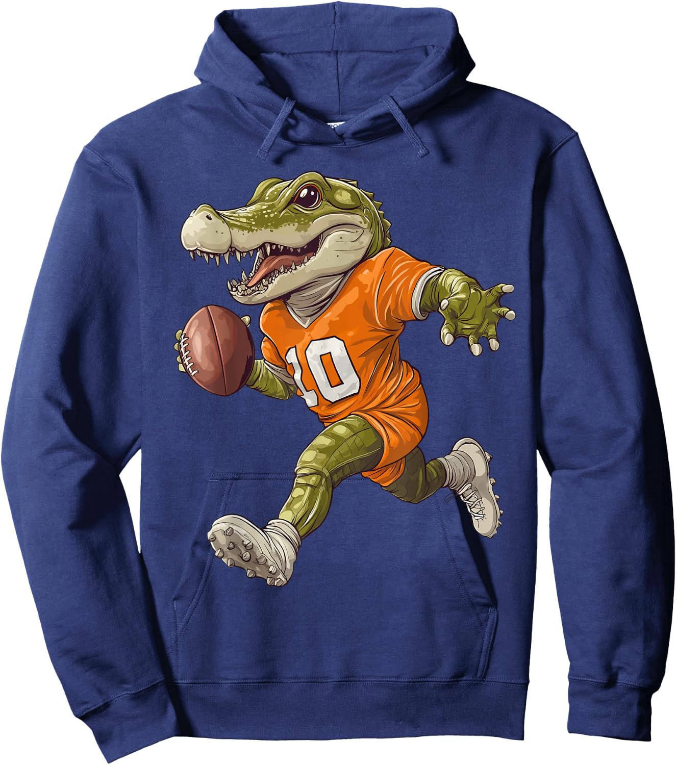 Football Alligator Apparel Sport Design Football Player Hoodie - Hoodie | Navy