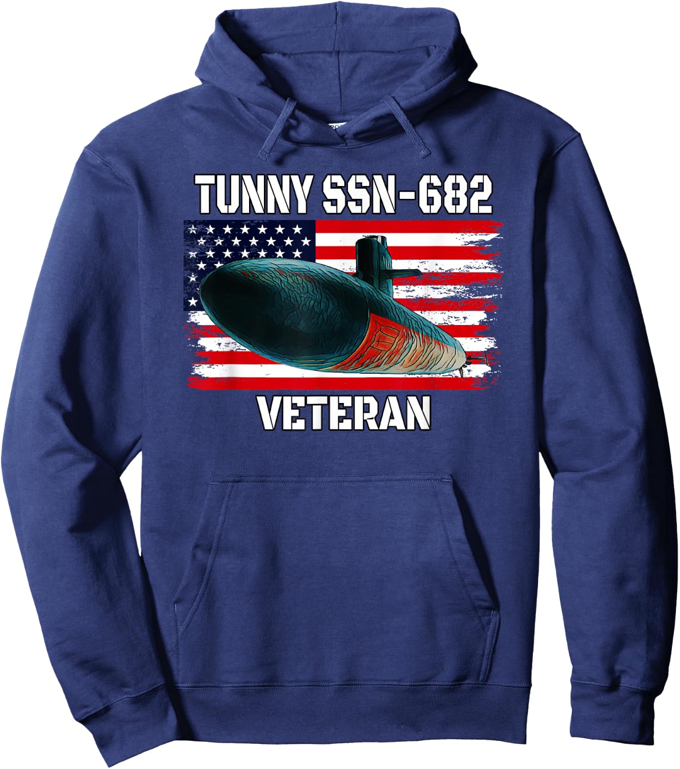Submarine USS Tunny SSN-682 Veteran Grandfather Dad Son Hoodie - Hoodie | Navy