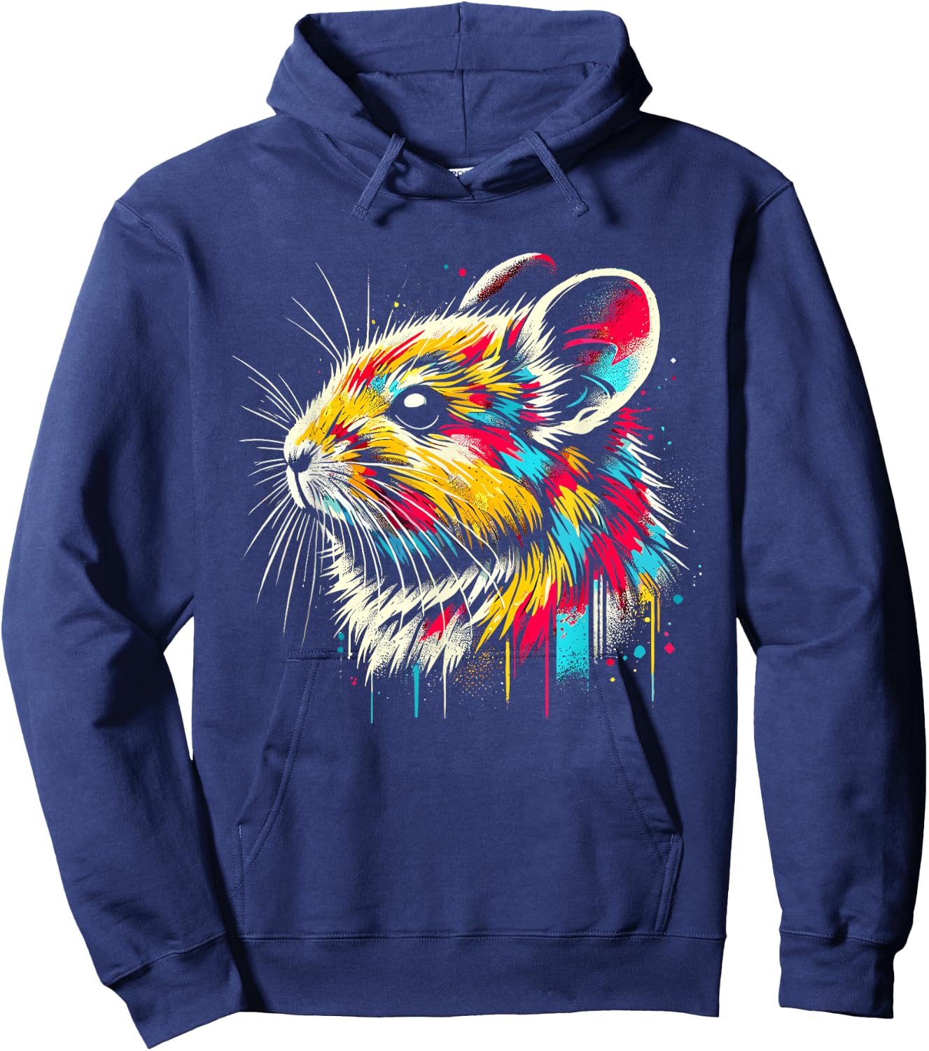 Adorable American Pika Habitat And Conservation Design Hoodie - Hoodie | Navy
