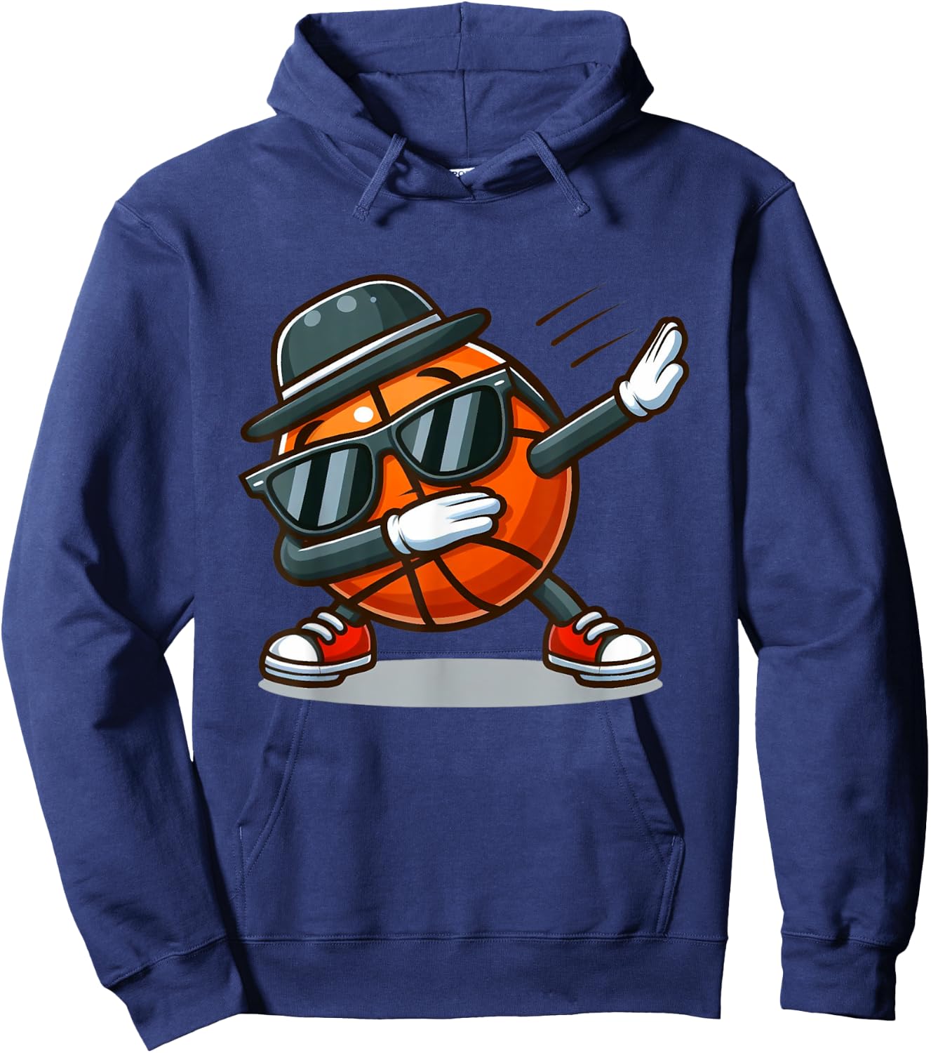 Funny Dabbing Basketball Boys Men Women Kids Sports Player Hoodie - Hoodie | Navy