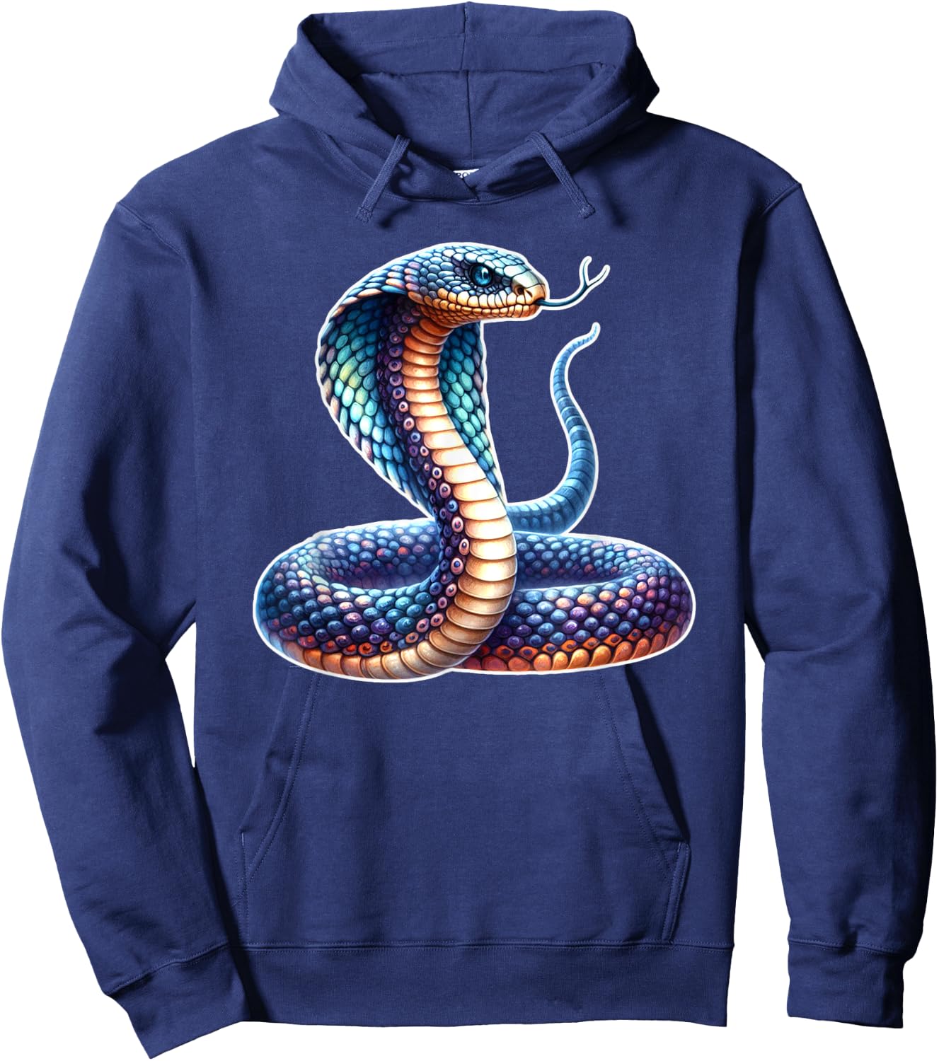 Cobra Snake Serpent x King Cobra Hoodie - Hoodie | Navy