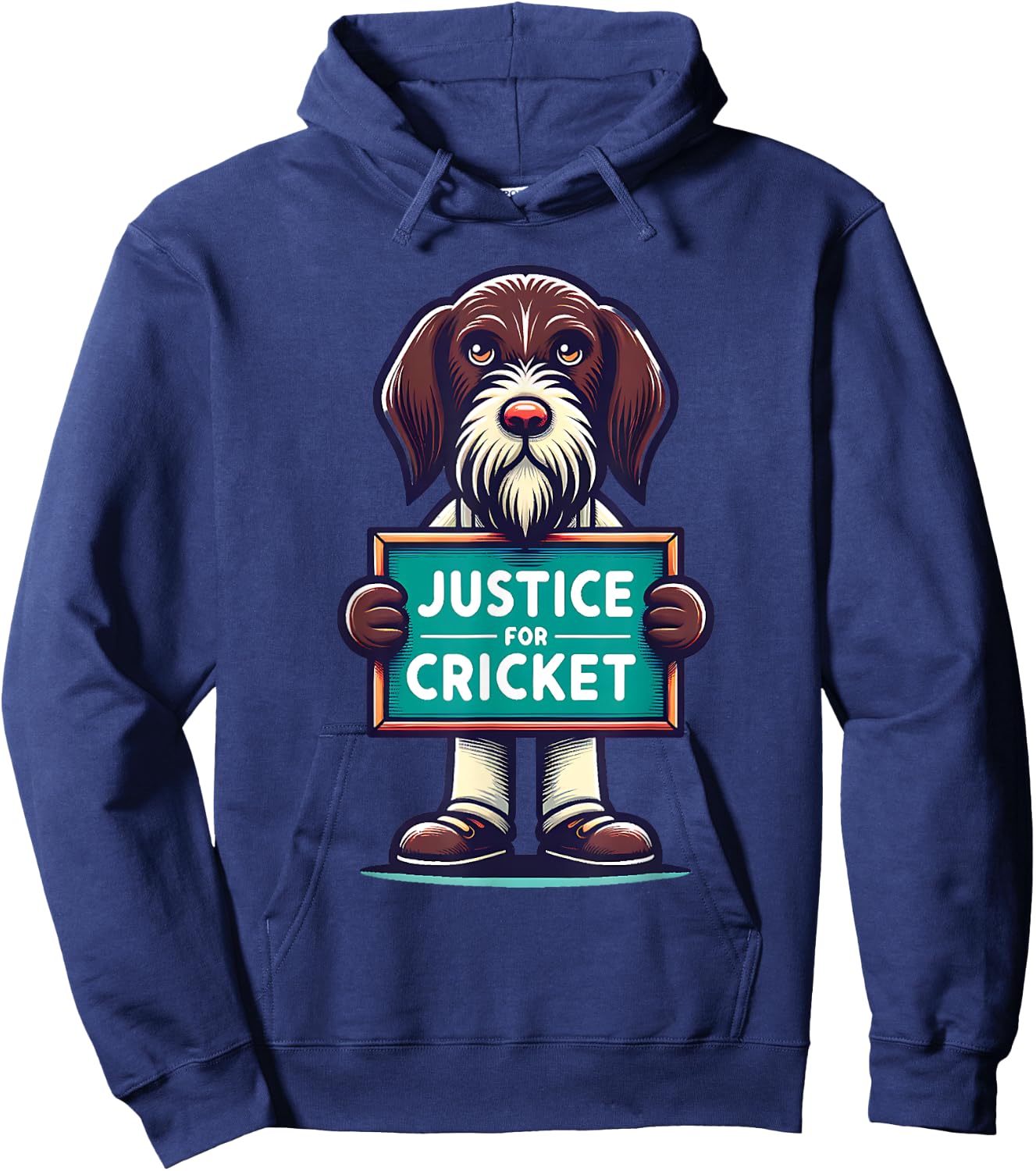 Justice for Cricket, Hunting Dog Lover, American Elections Hoodie - Hoodie | Navy