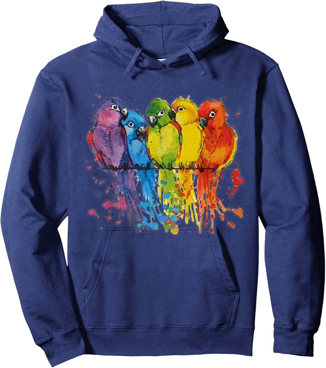 Love parrot Women Shirt parrot Lovers for kids and girls Hoodie - Hoodie | Navy