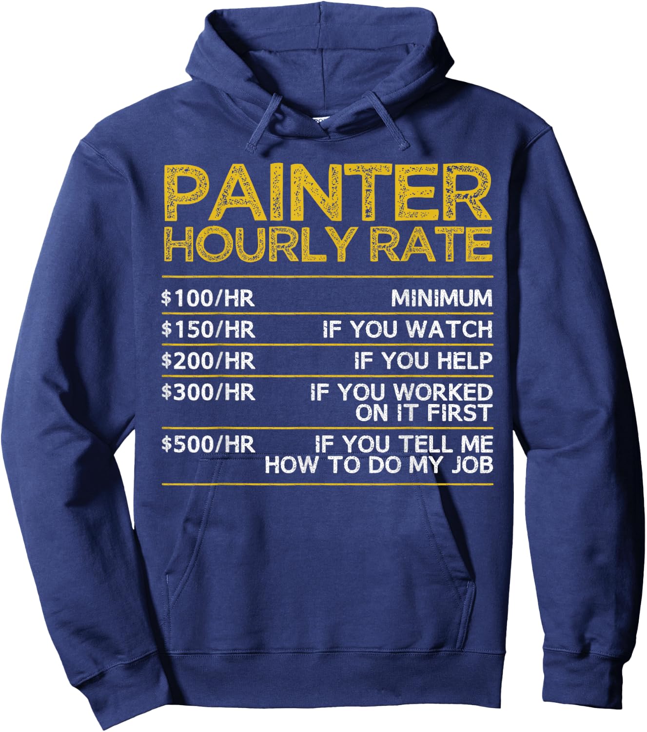Cool Painter Art Women Painting Job House Painter Hoodie - Hoodie | Navy