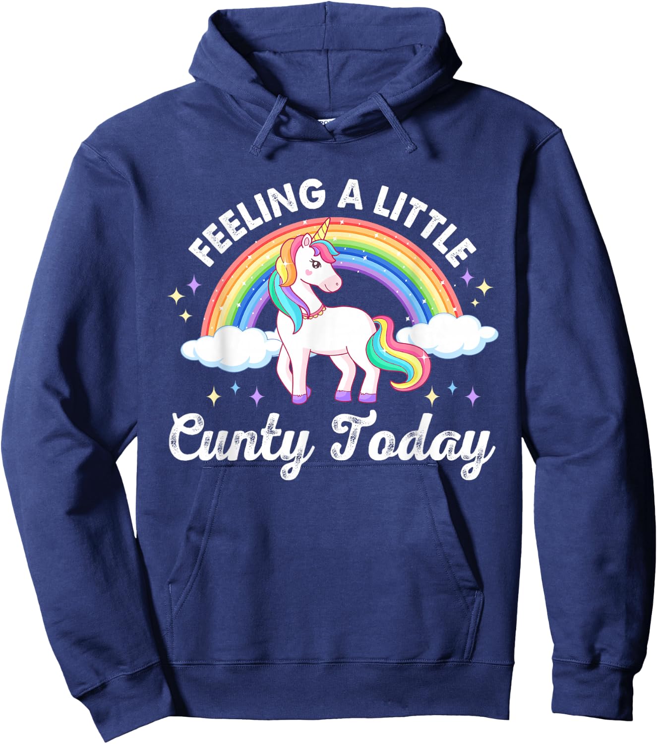 Feeling A Little C-unty Today Apparel Hoodie - Hoodie | Navy