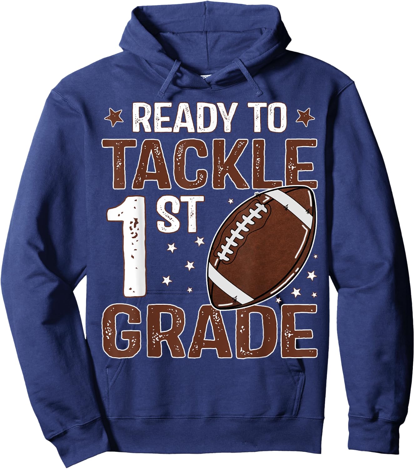 Ready To Tackle First Grade First Day Of 1st Grade Boys Hoodie - Hoodie | Navy