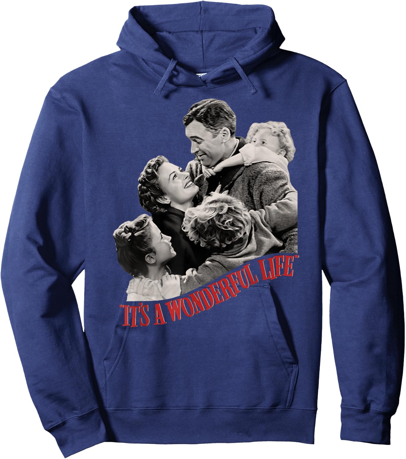 Vintage Christmas Classic It's a Wonderful Life Hoodie - Hoodie | Navy