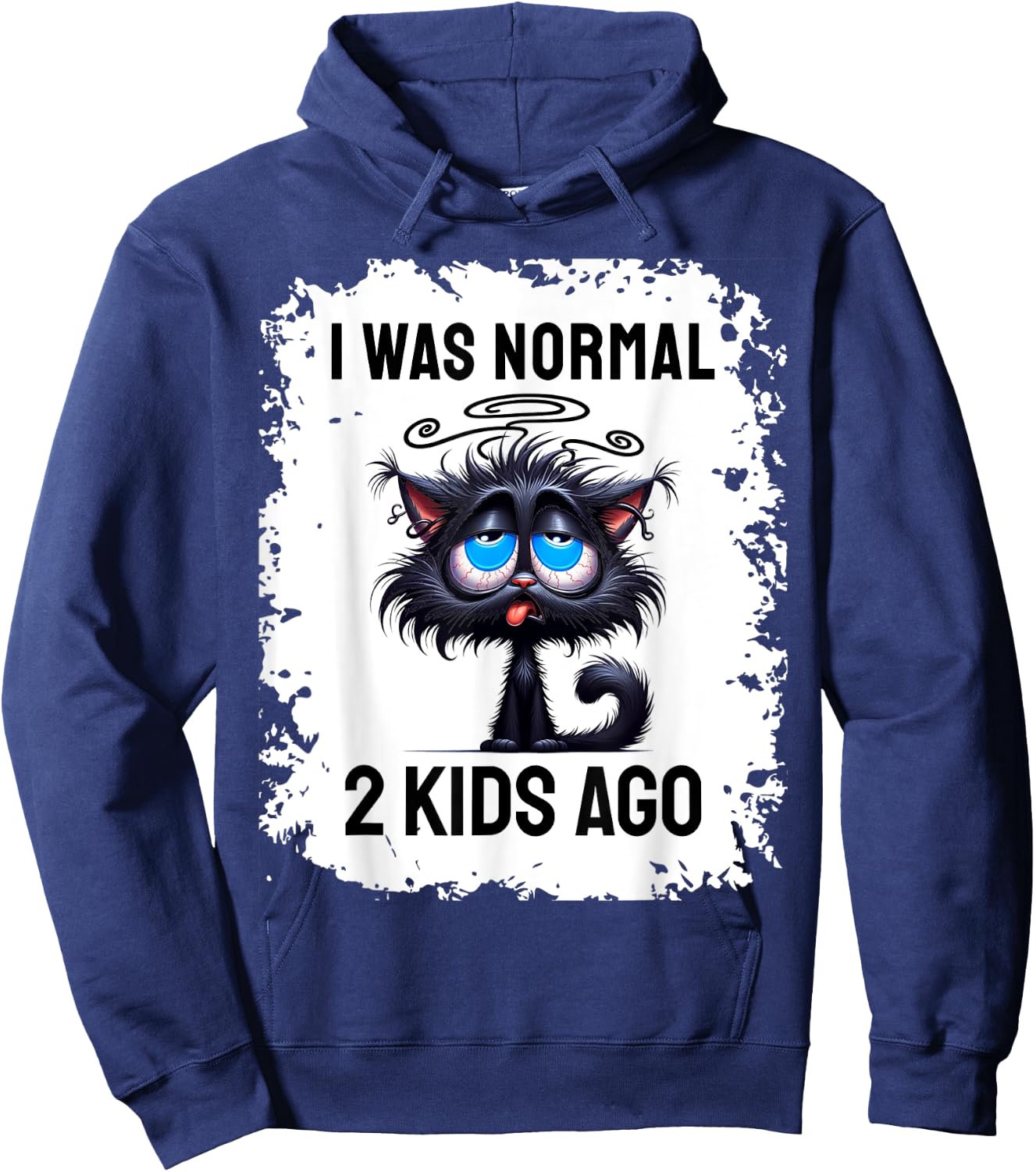 I Was Normal 2 Kids Ago Hoodie - Hoodie | Navy
