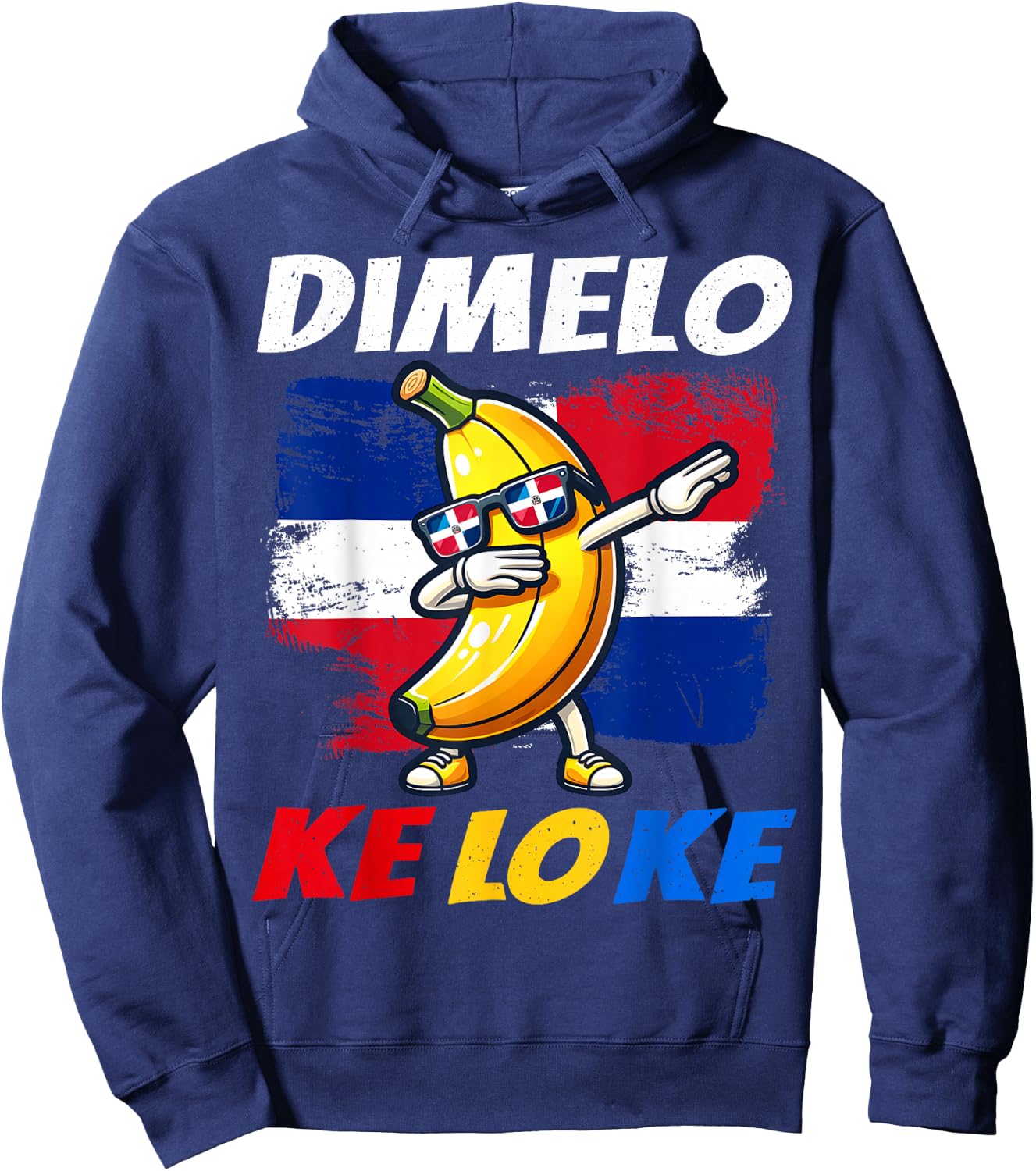 Dimelo Ke Lo Ke Dominican Republic Platano for Kids Hoodie - Hoodie | Navy