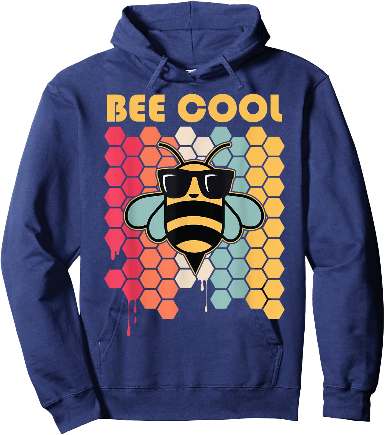 Boy Bee-Shirt Kids Toddler Lover Bumble BumbleBee Bee Cool Hoodie - Hoodie | Navy