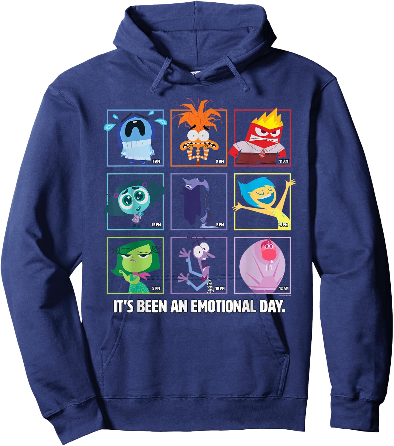 Disney and Pixar’s Inside Out 2 Emotions an Emotional Day Hoodie - Hoodie | Navy