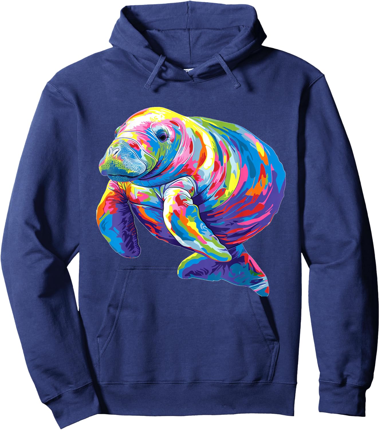 Cool multicolor Manatee Costume for Boys and Girls Hoodie - Hoodie | Navy