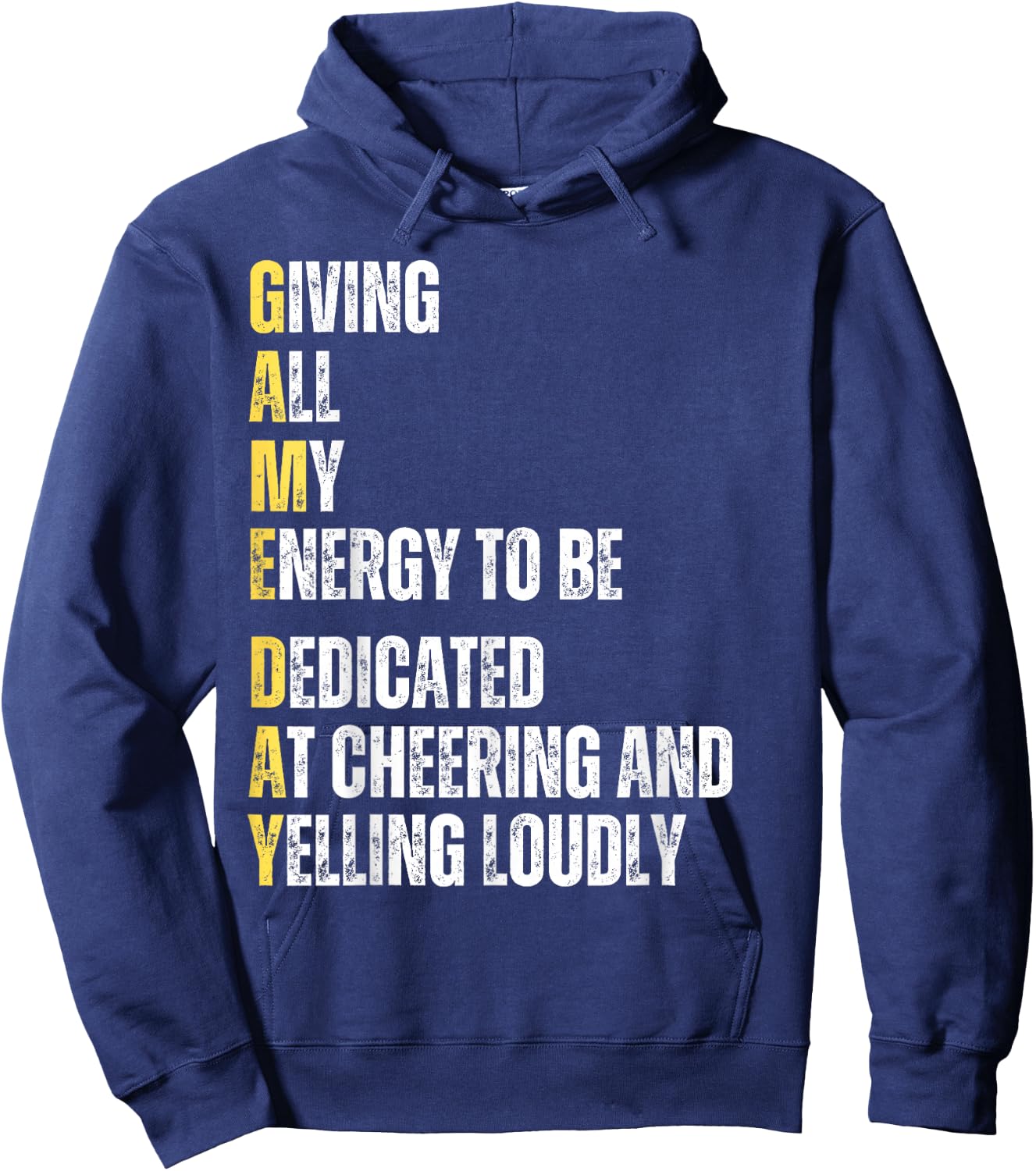 Game Day Definition Football Season Funny Men Women Sports Hoodie - Hoodie | Navy