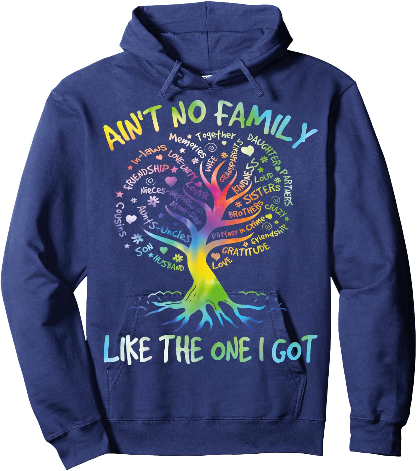 Ain't No Family Like The One I Got Matching Family Reunion Hoodie - Hoodie | Navy