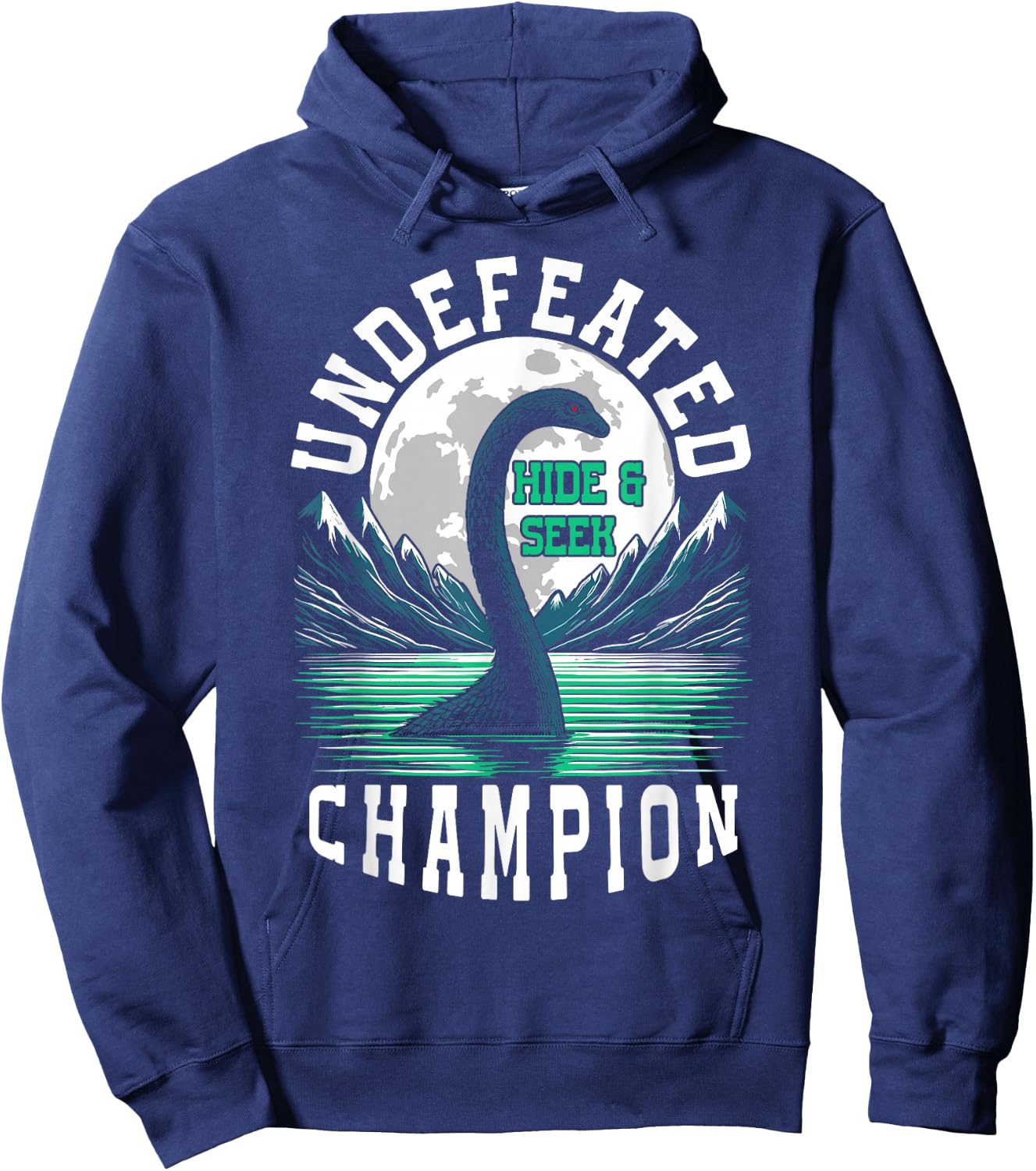 Loch Ness monster hide and seek champion Loch Ness Hoodie - Hoodie | Navy
