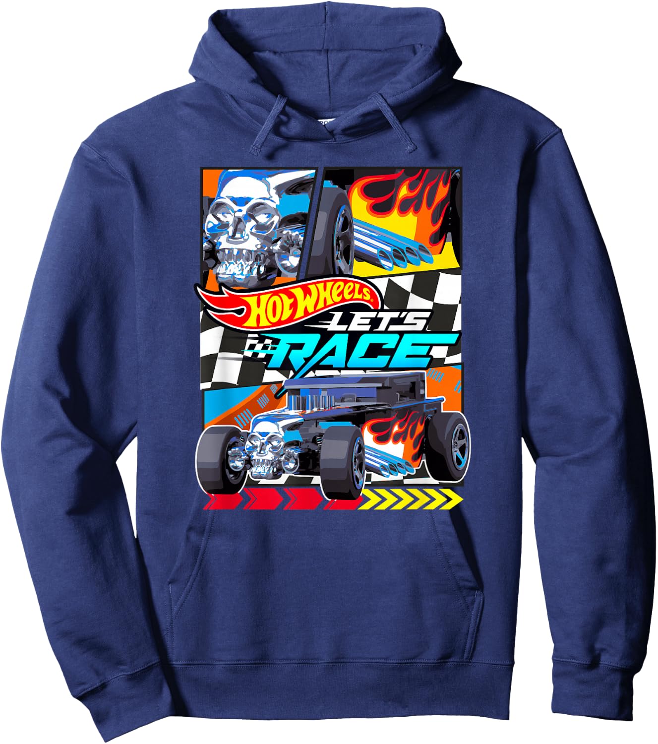 Hot Wheels Let's Race - Bone Shaker Hoodie - Hoodie | Navy