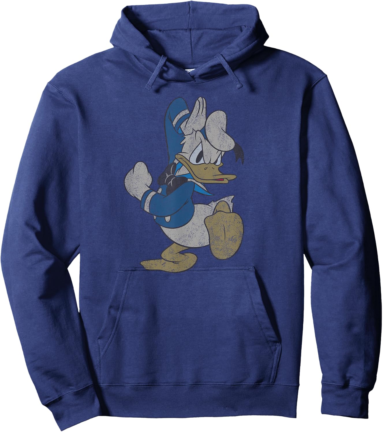 Donald Duck - Vintage Donald Duck Hoodie - Hoodie | Navy
