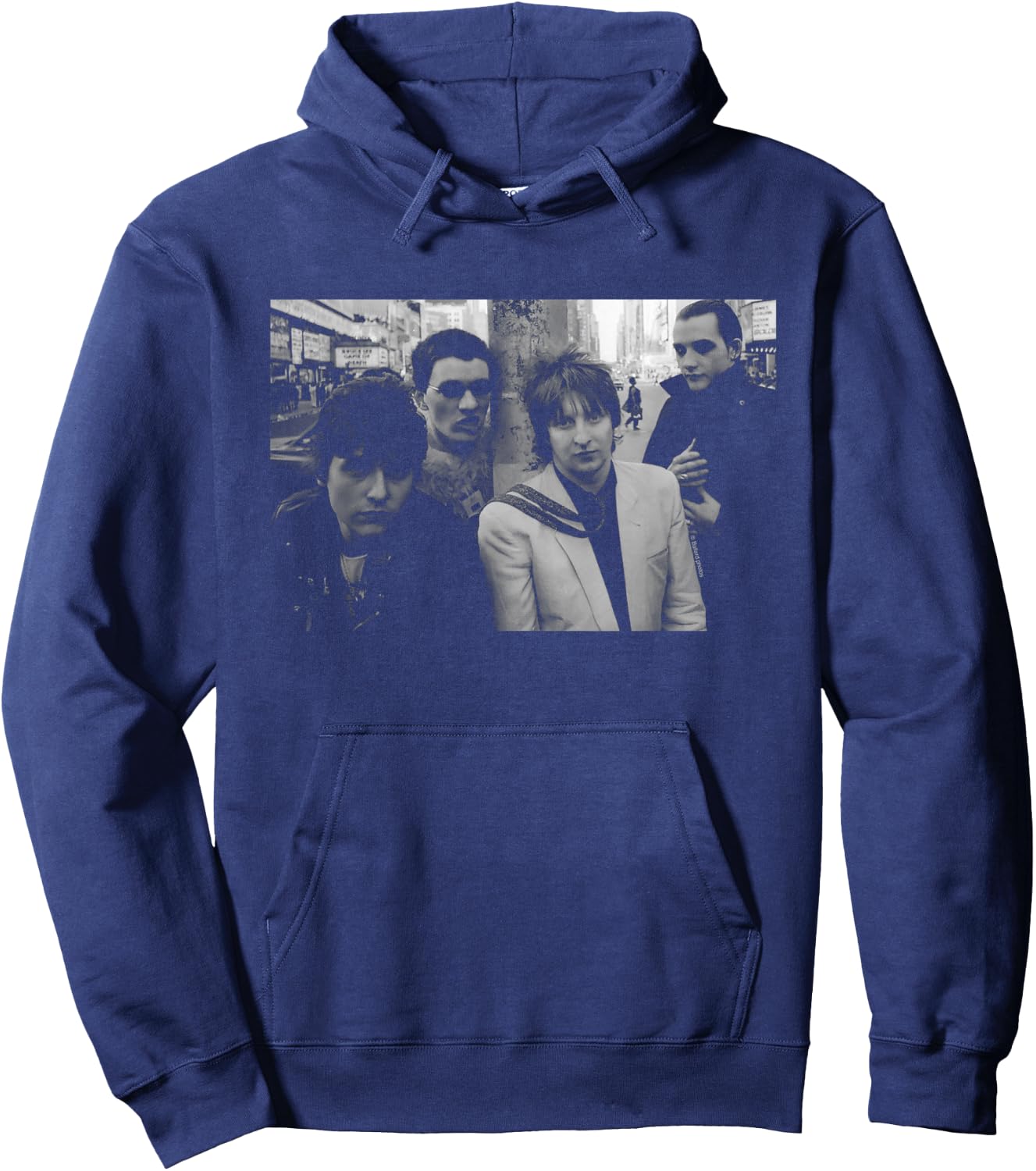 The Damned New York 1979 Photo Shoot By Allan Ballard Hoodie - Hoodie | Navy