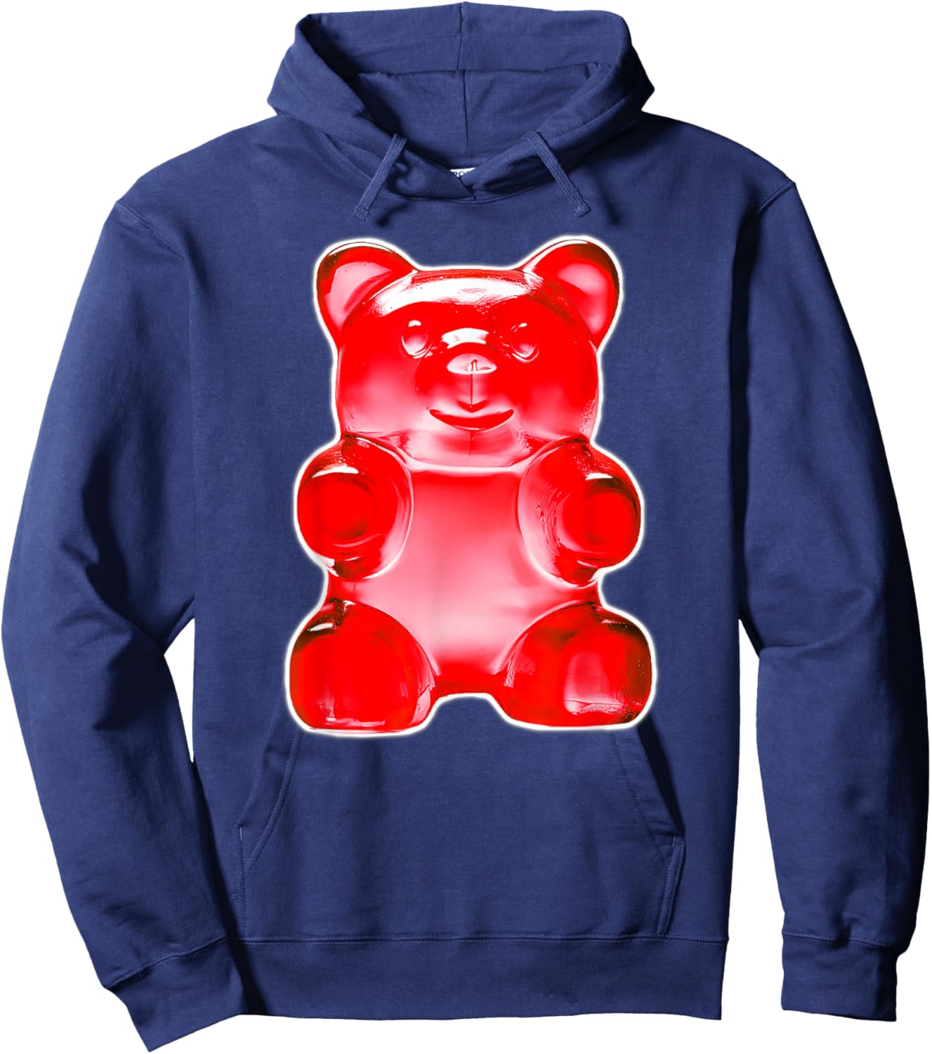 Red Gummy Bear Candy Hoodie - Hoodie | Navy