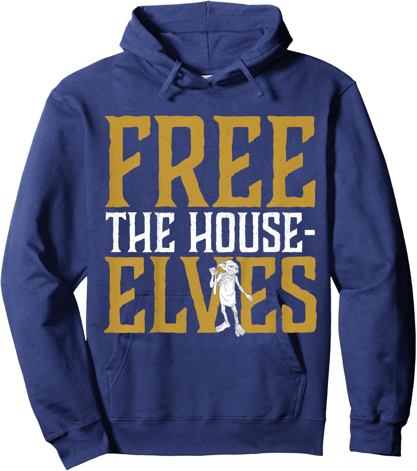 Kids Harry Potter Dobby Free The House-Elves Hoodie - Hoodie | Navy