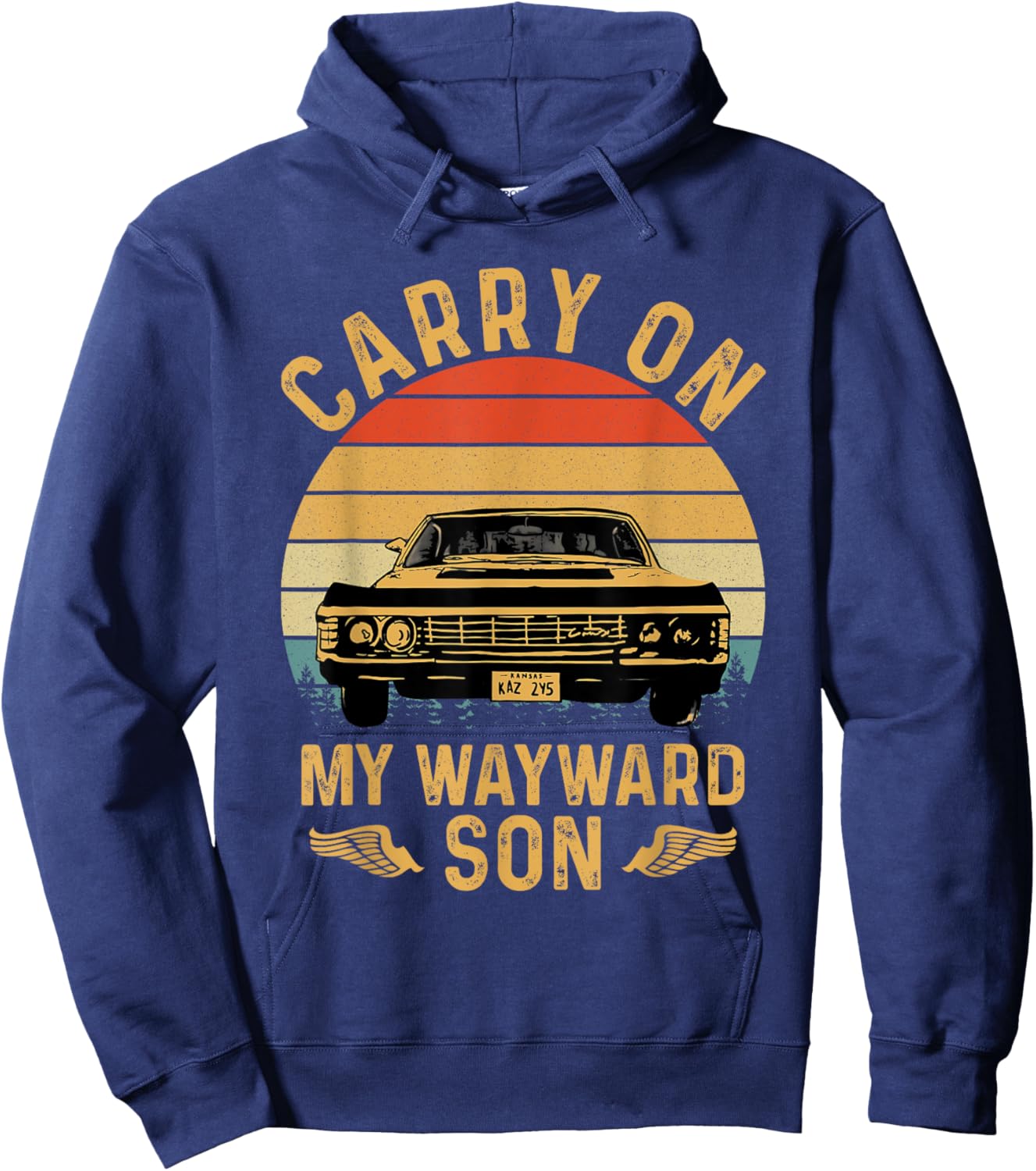 Carry On Classic Art My Wayward Funny Movie Graphic Son Hoodie - Hoodie | Navy