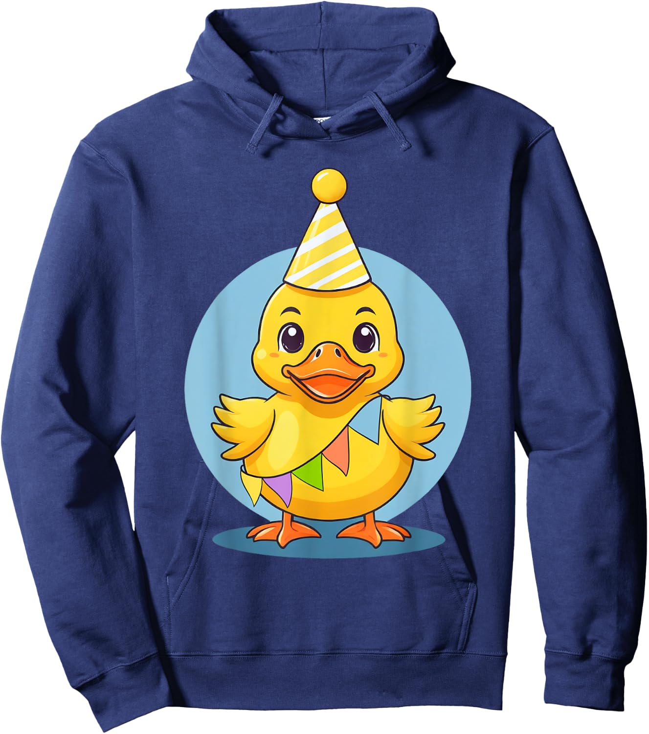 Cute Birthday Duck Girls Boys Kid Toddler Rubber Duck Lovers Hoodie - Hoodie | Navy