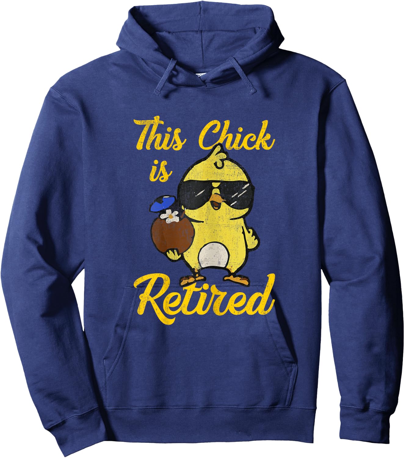 Retired Women - Funny Retirement Hoodie - Hoodie | Navy