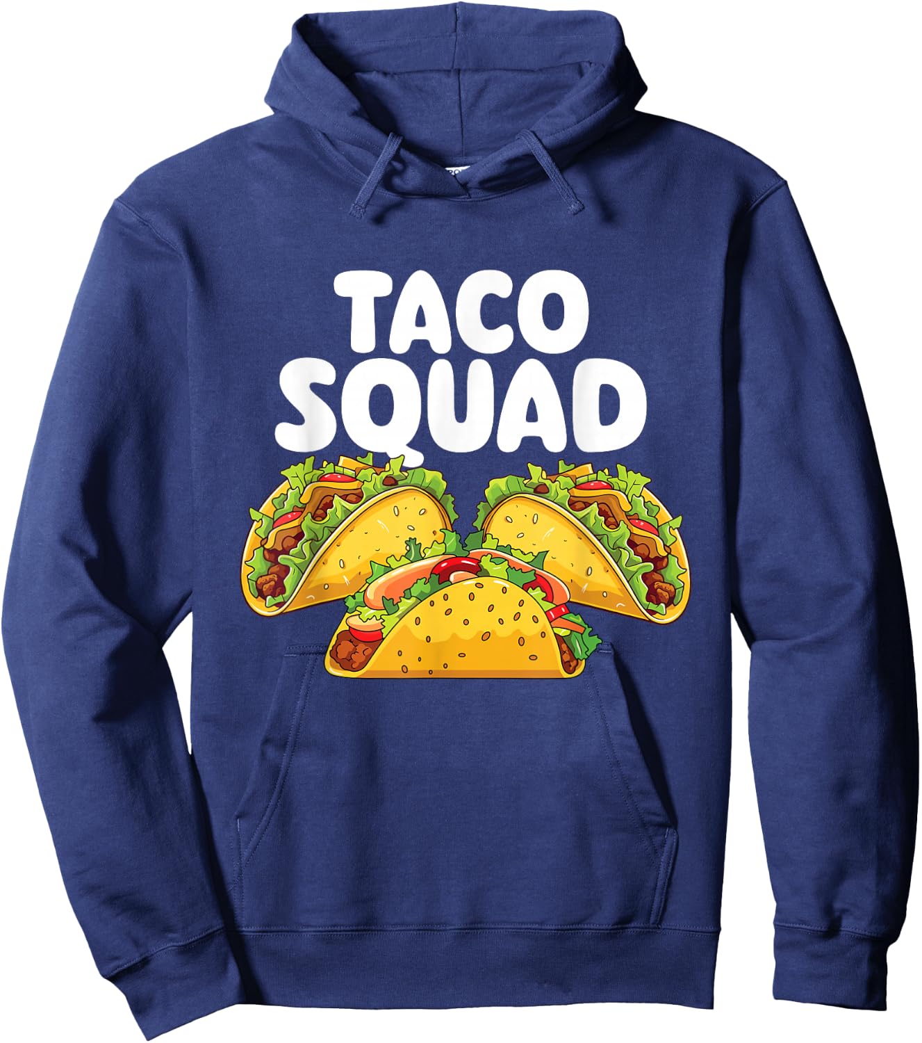 Taco Squad - Taco Lover Mexican Food Taco Tuesday Hoodie - Hoodie | Navy
