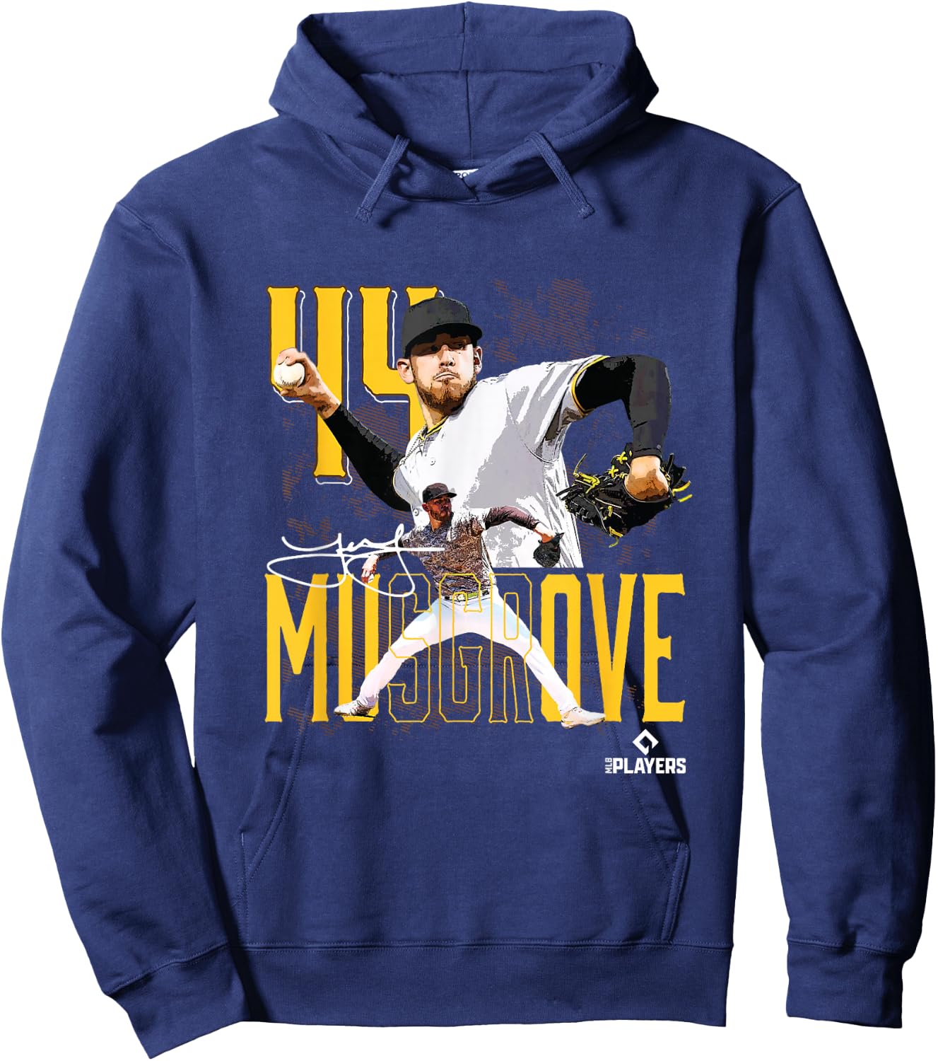 Joe Musgrove | San Diego Baseball Players | MLBJME3003 Hoodie - Hoodie | Navy