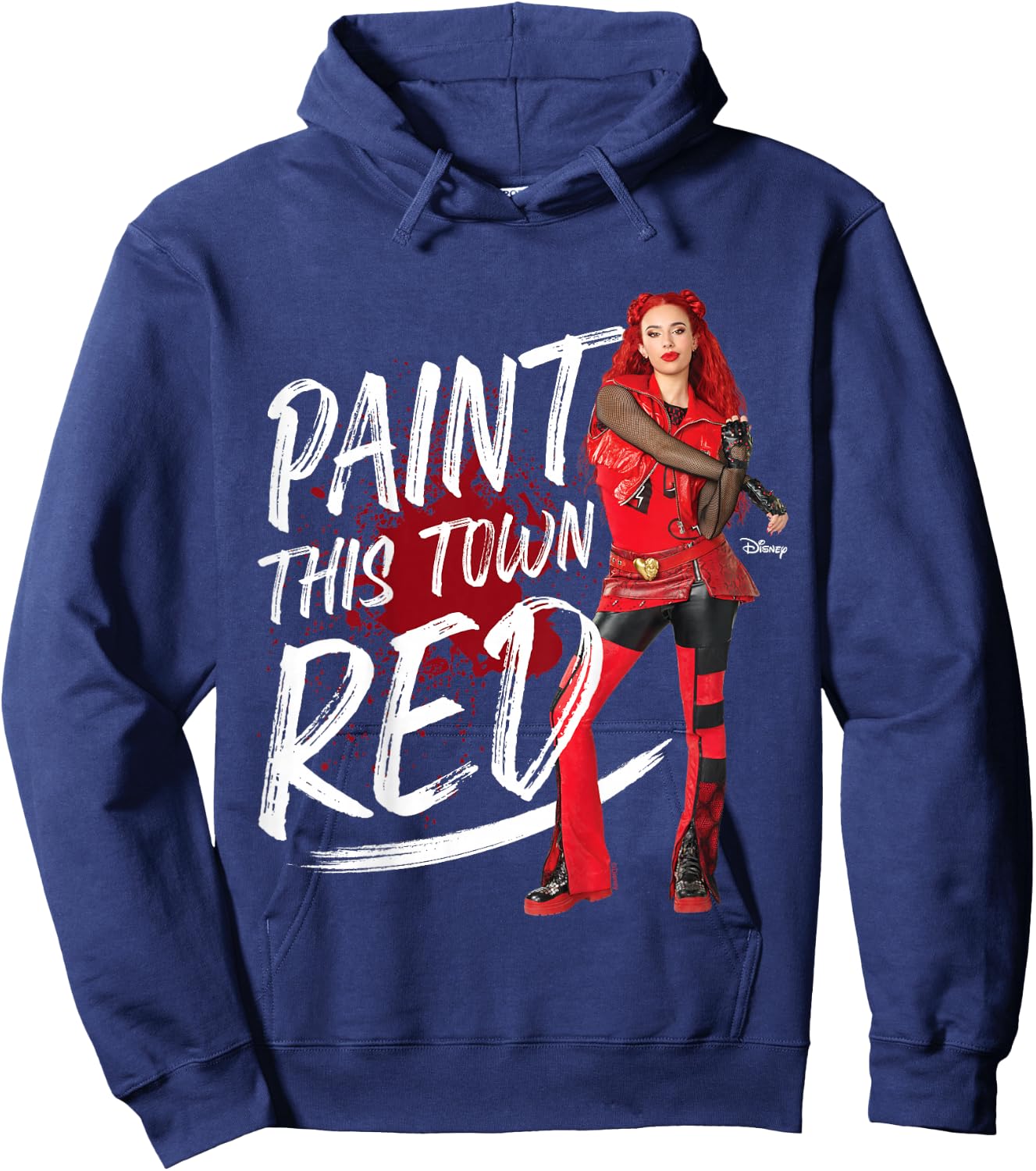 Kids Descendants 4 - The Rise of Red Paint This Town Hoodie - Hoodie | Navy
