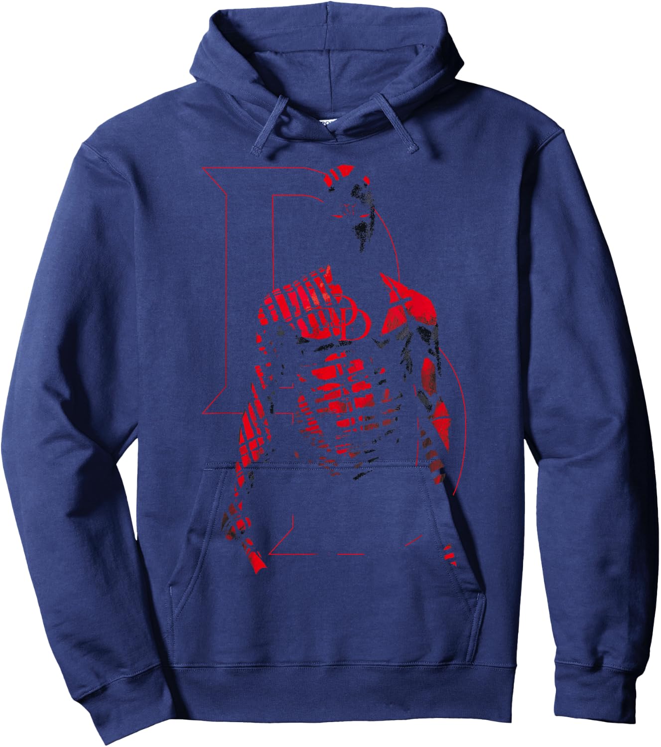 Marvel Comics Retro Daredevil in Red Shadows Hoodie - Hoodie | Navy