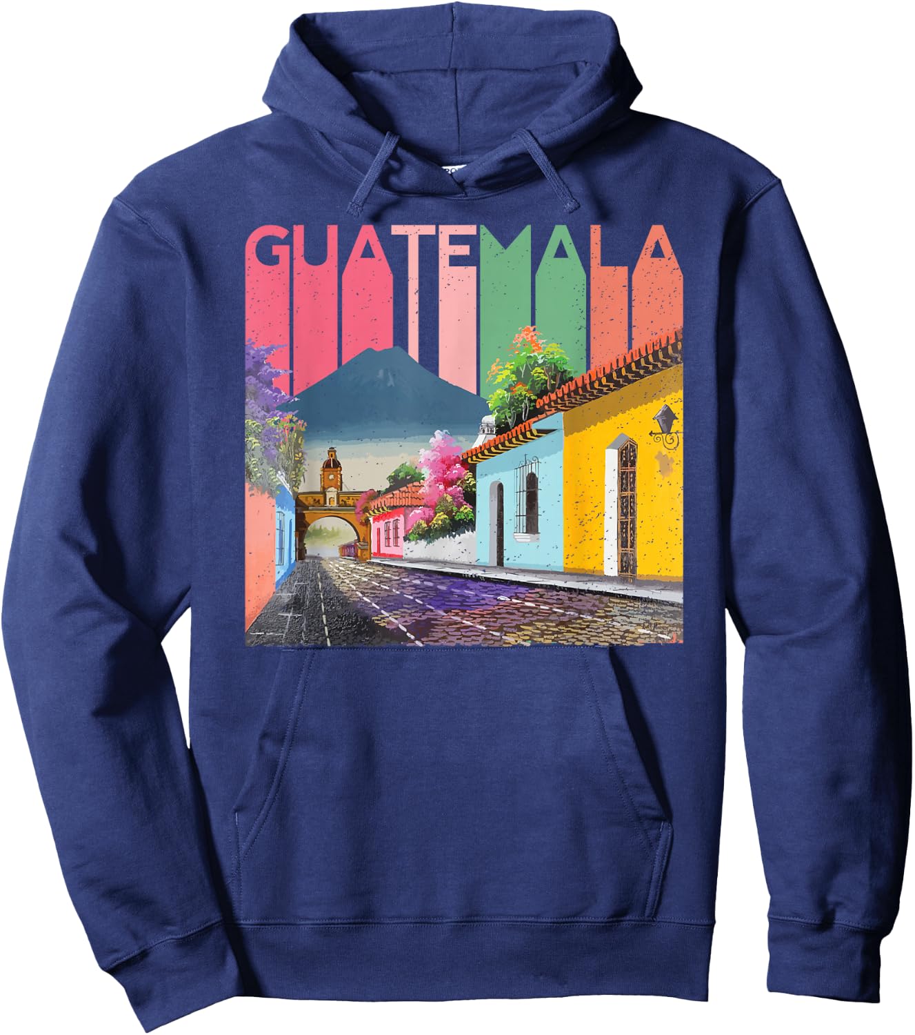 Guatemala Antigua Quetzal Chapin Cafe Semana Santa 502 Hoodie - Hoodie | Navy