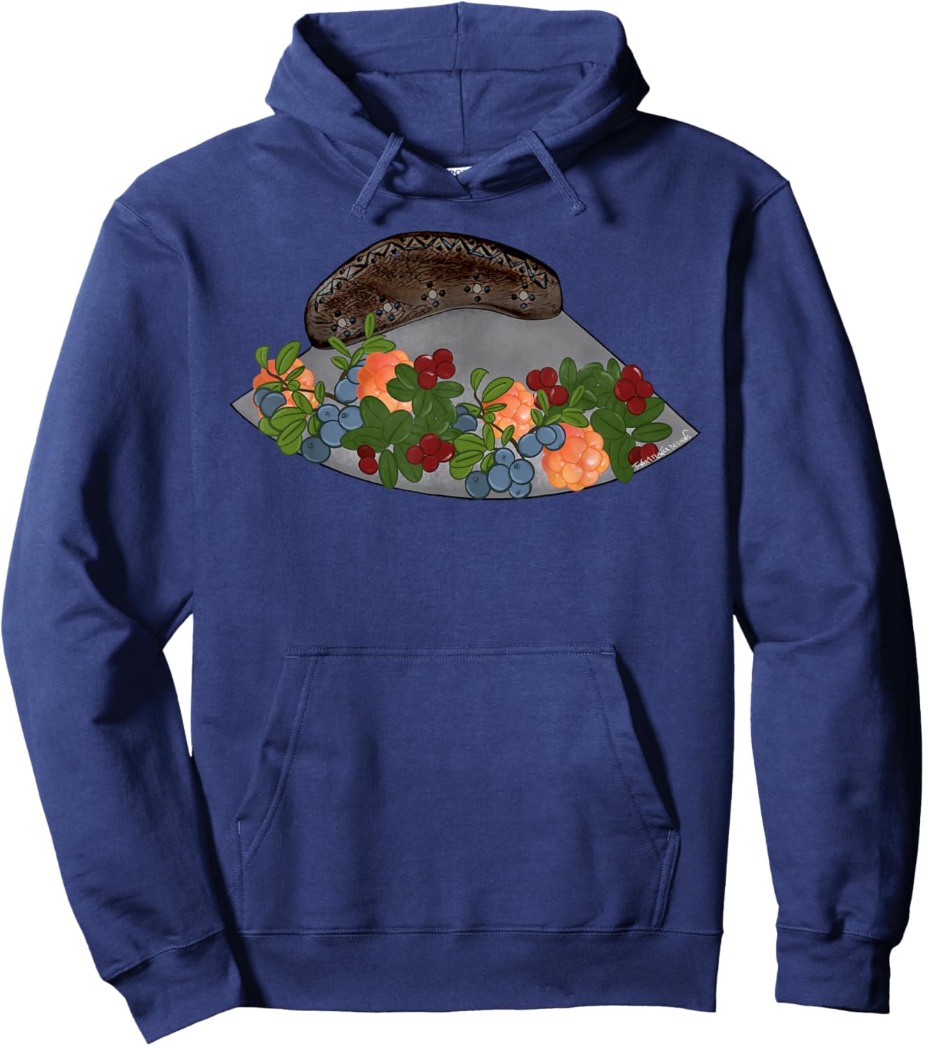 Tundra berries Hoodie - Hoodie | Navy