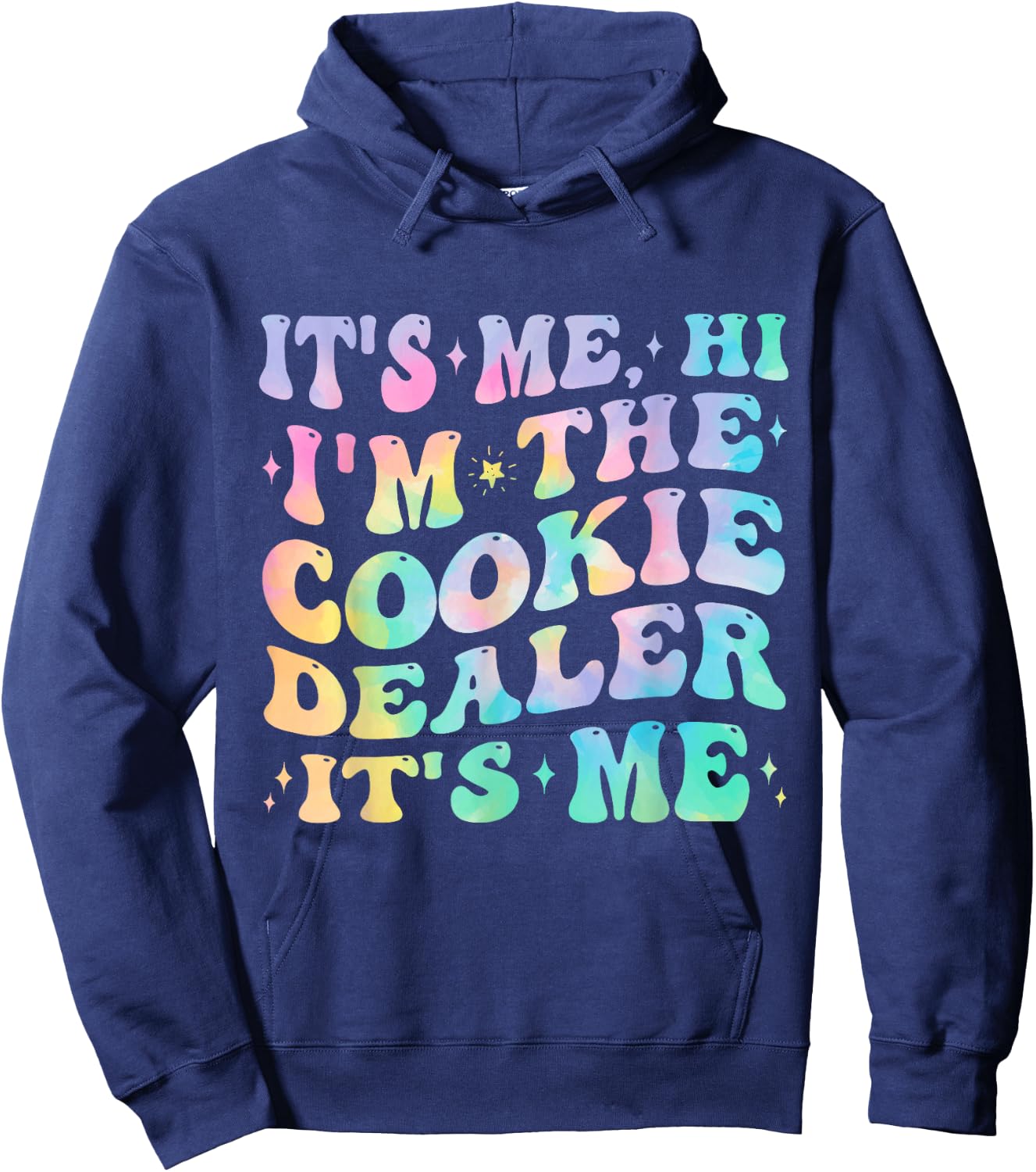 It's Me Hi I'm The Cookie Dealer Scout Troop Scouting Girls Hoodie - Hoodie | Navy