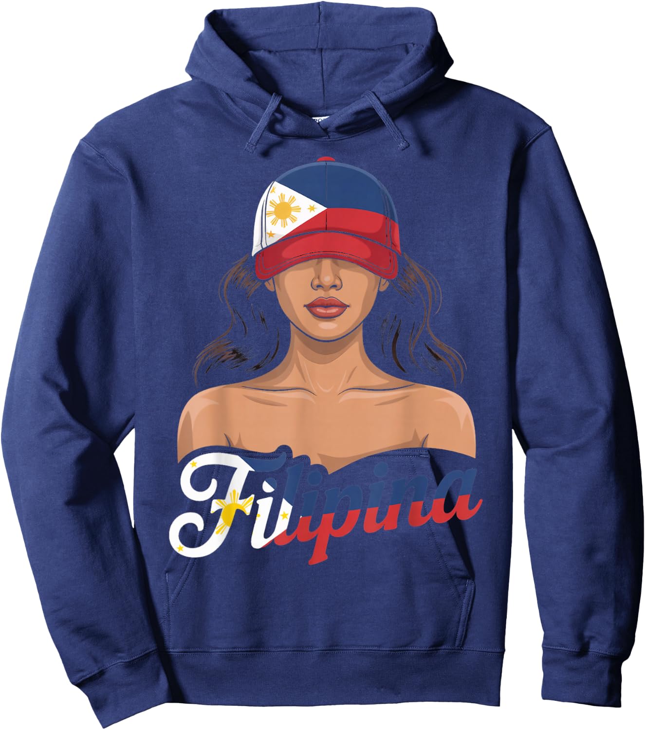 Filipina Girl Pinoy Pinay Filipino Country Philippines Hoodie - Hoodie | Navy