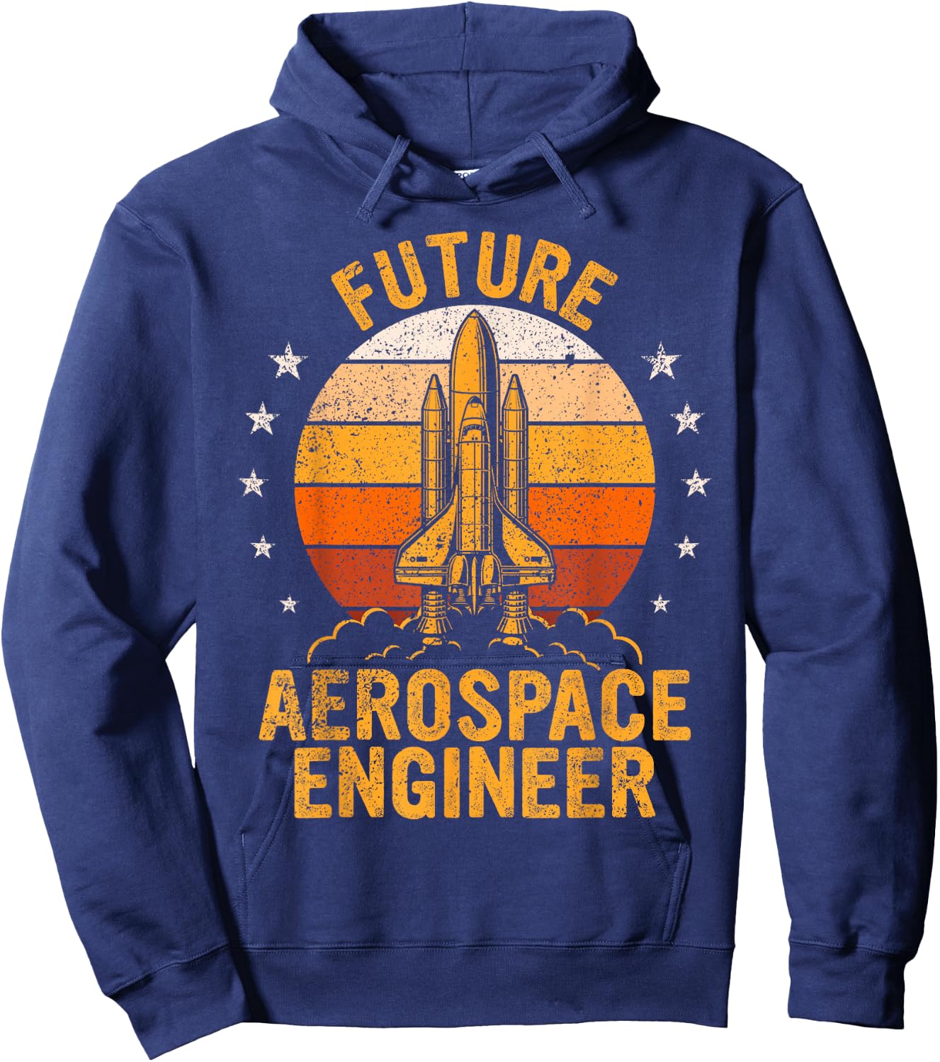Future Aerospace Engineer Student Kids Aeronautical Engineer Hoodie - Hoodie | Navy