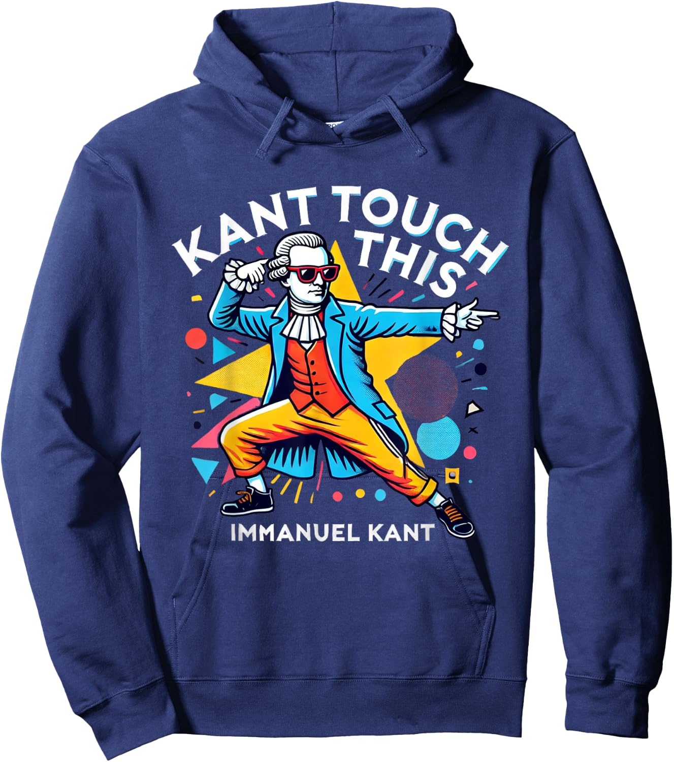 Philosophy Gifts for Students Immanuel Kant Funny Philosophy Hoodie - Hoodie | Navy