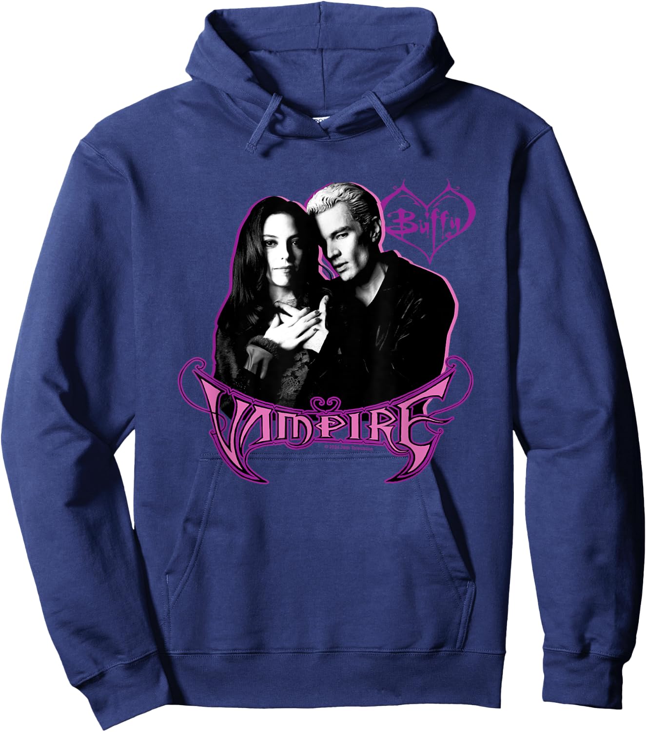 Buffy The Vampire Slayer Spike & Drusilla Nouveau Portrait Hoodie - Hoodie | Navy