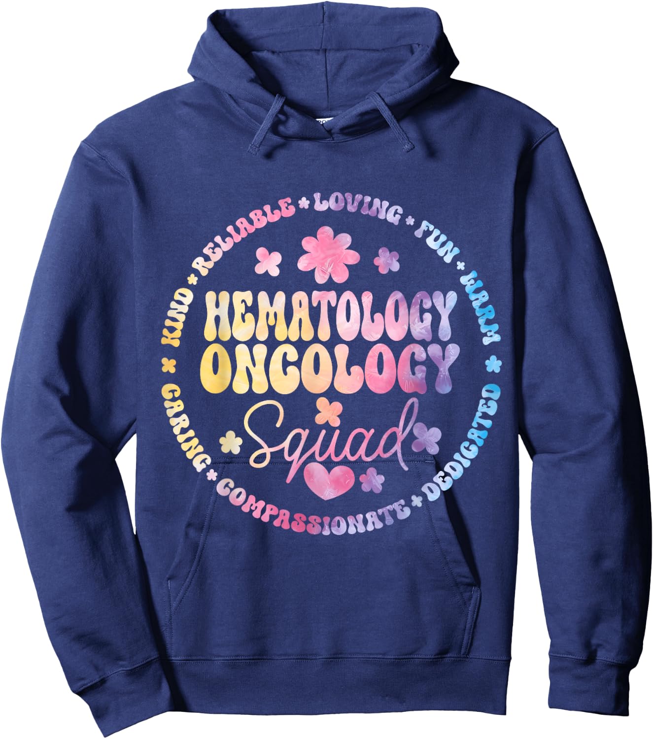 Oncology Hematology Nurse Squad Pediatric Hem/Onc Doctor Hoodie - Hoodie | Navy