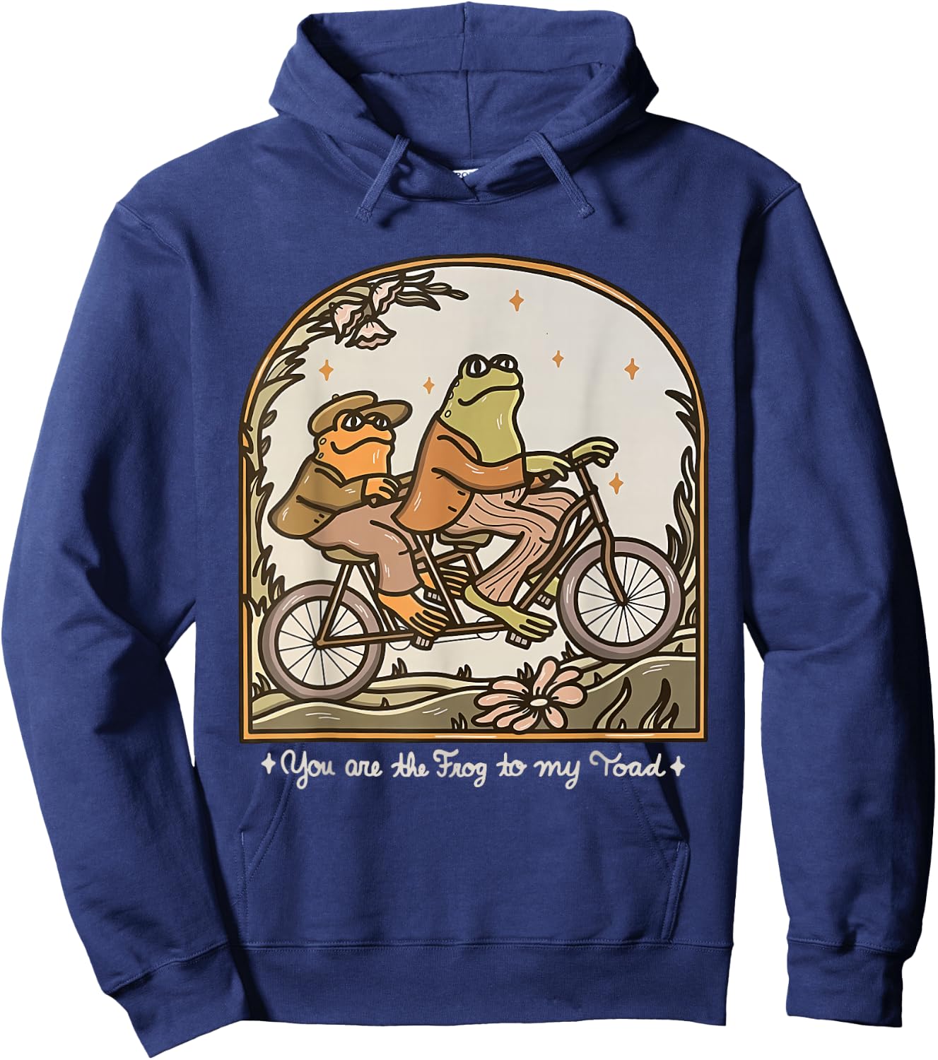 You are The Frog to My Toad Apparel Hoodie - Hoodie | Navy