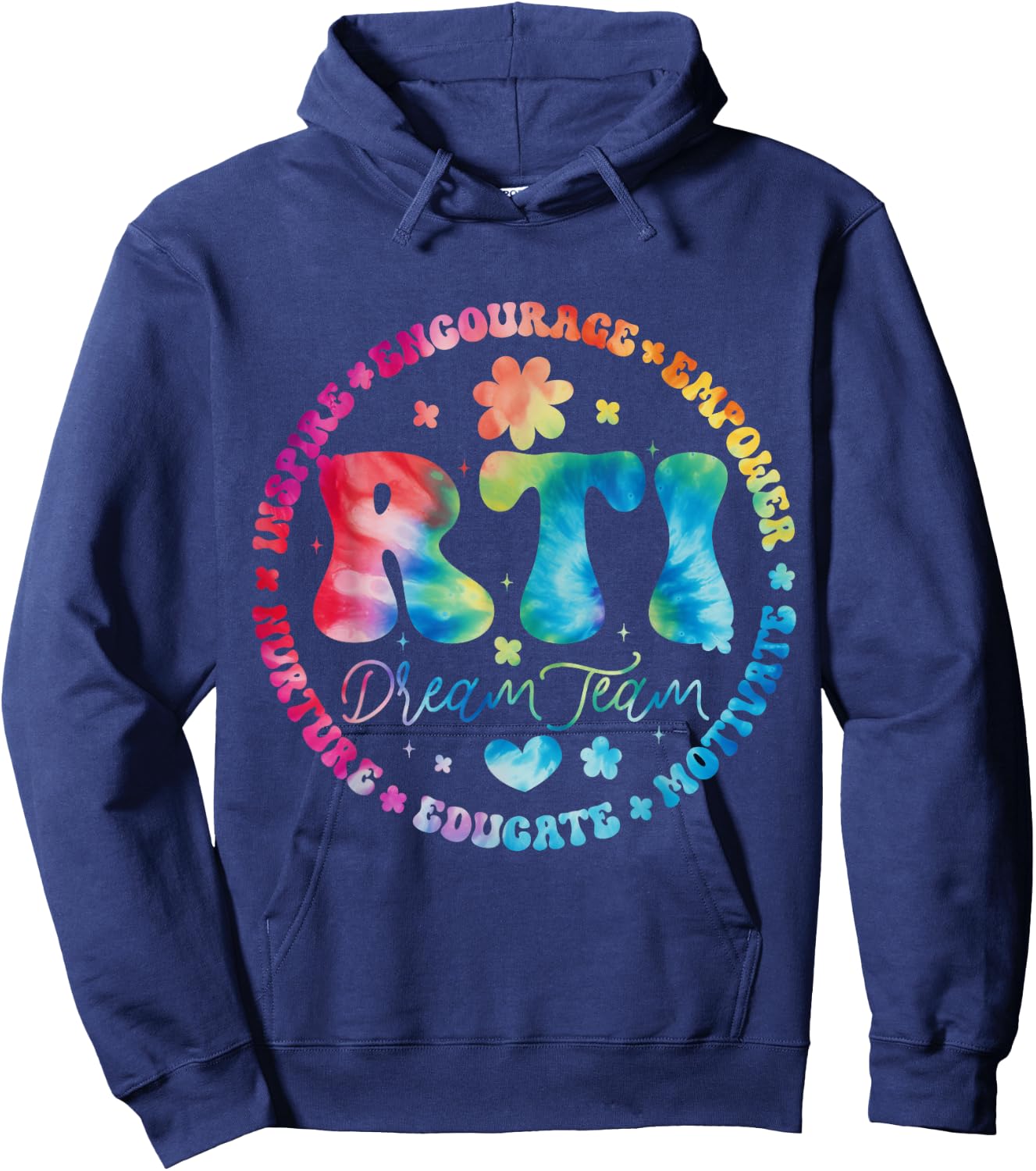 Groovy RTI Dream Team T Response Intervention Squad Hoodie - Hoodie | Navy