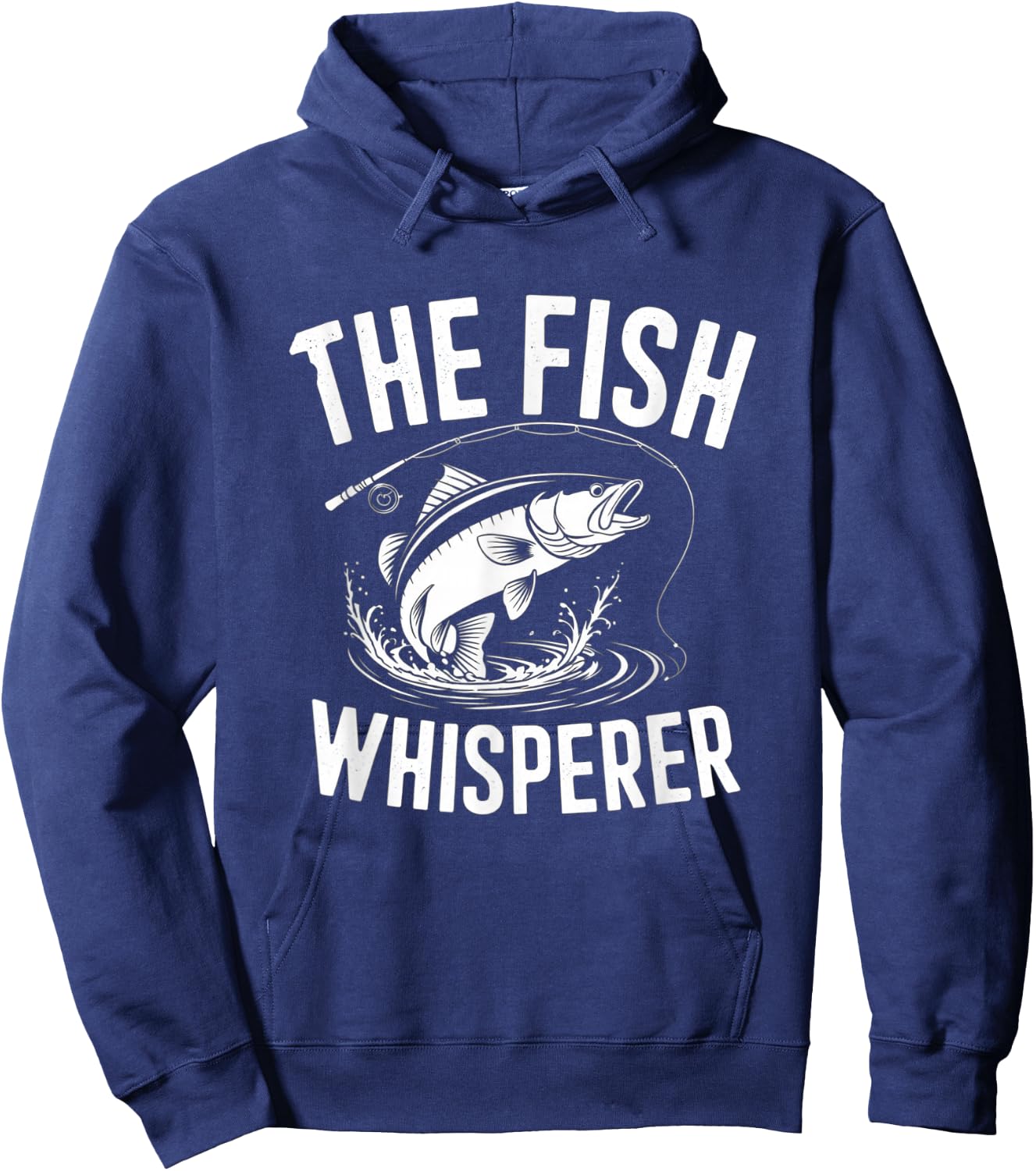 The Fish Whisperer Master Angler Artwork Hoodie - Hoodie | Navy
