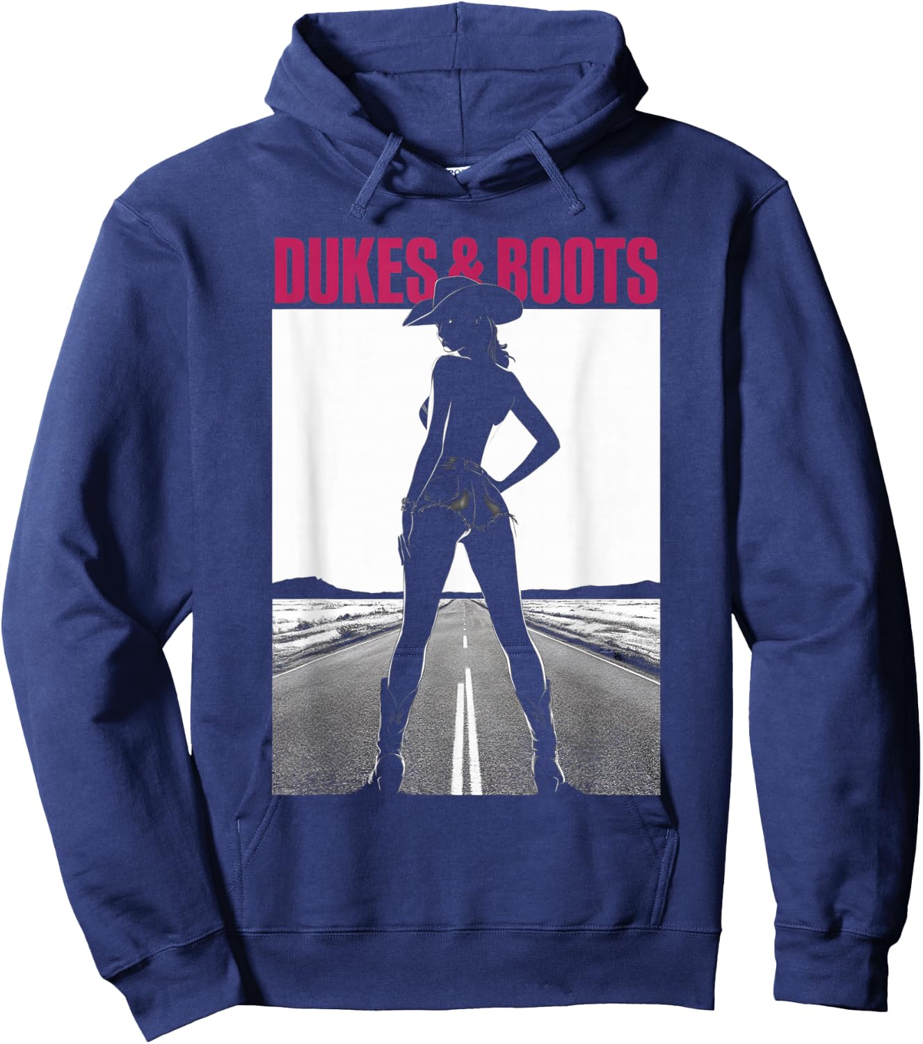 Dukes and Boots Cool Daisy Cowgirl Chick Hoodie - Hoodie | Navy